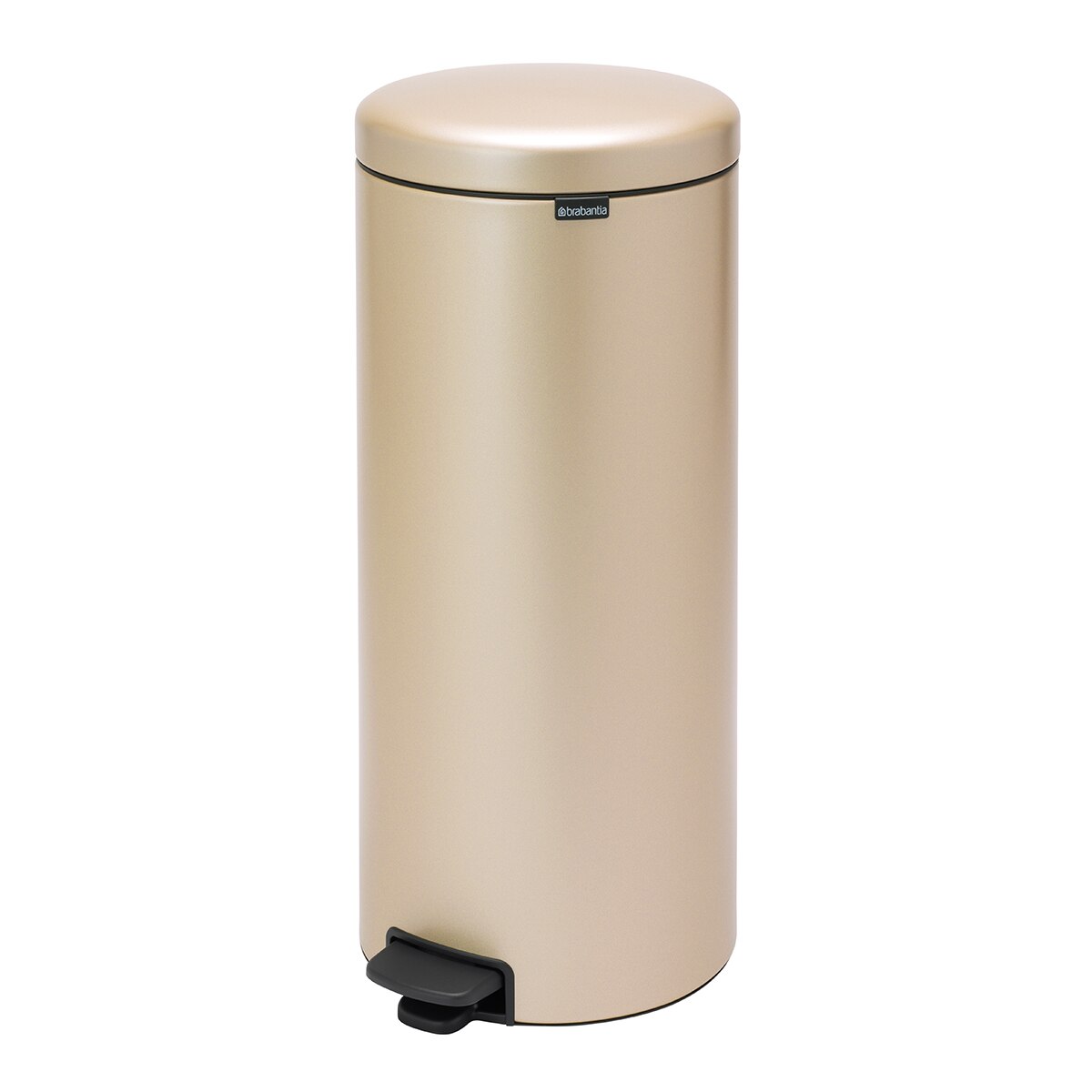 Balde do lixo com pedal Newlcon 30 L Metallic Gold-3