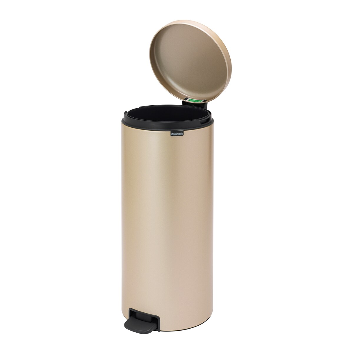 Balde do lixo com pedal Newlcon 30 L Metallic Gold-5