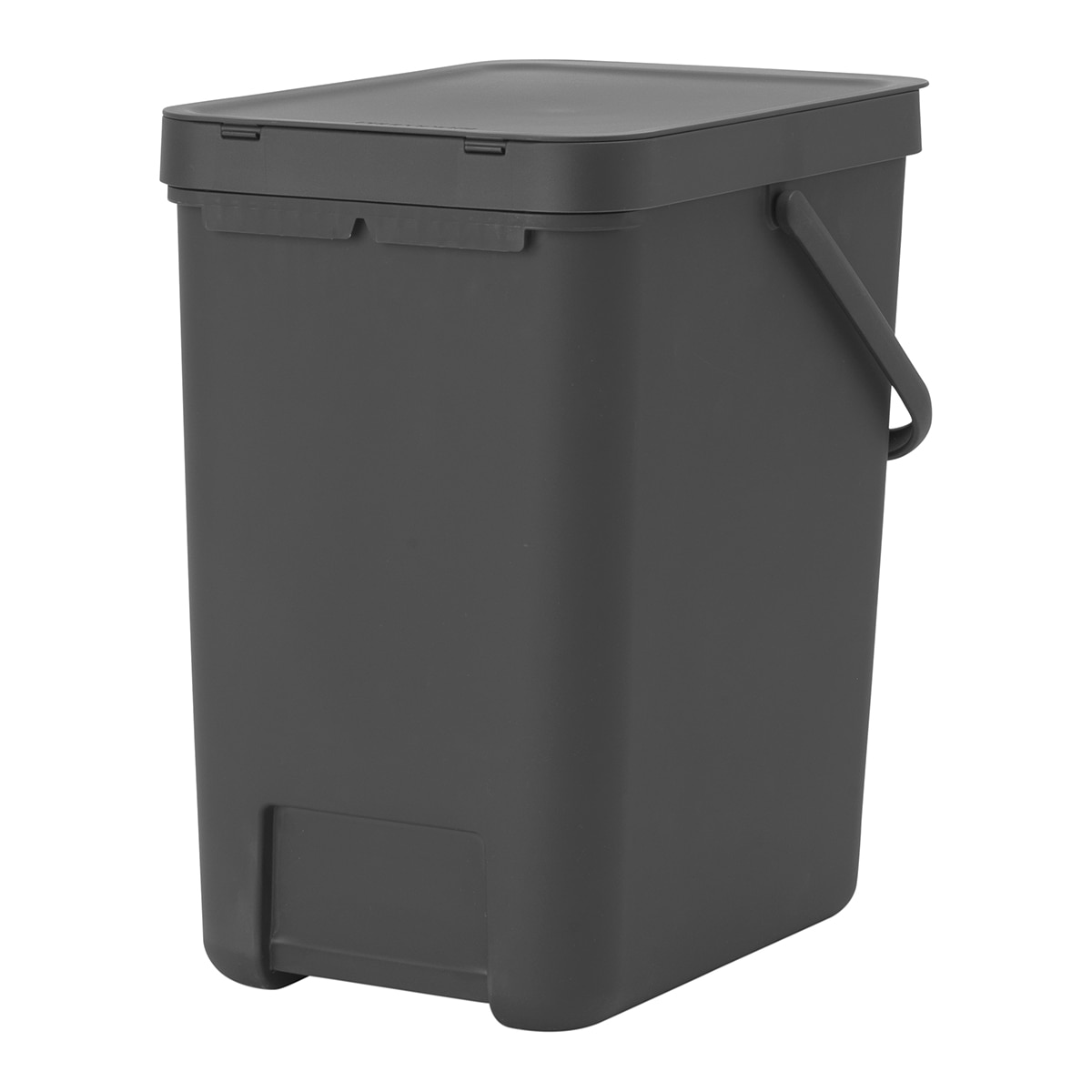 Balde do Lixo para Reciclagem Sort&Go - 25 L Cinzento-2