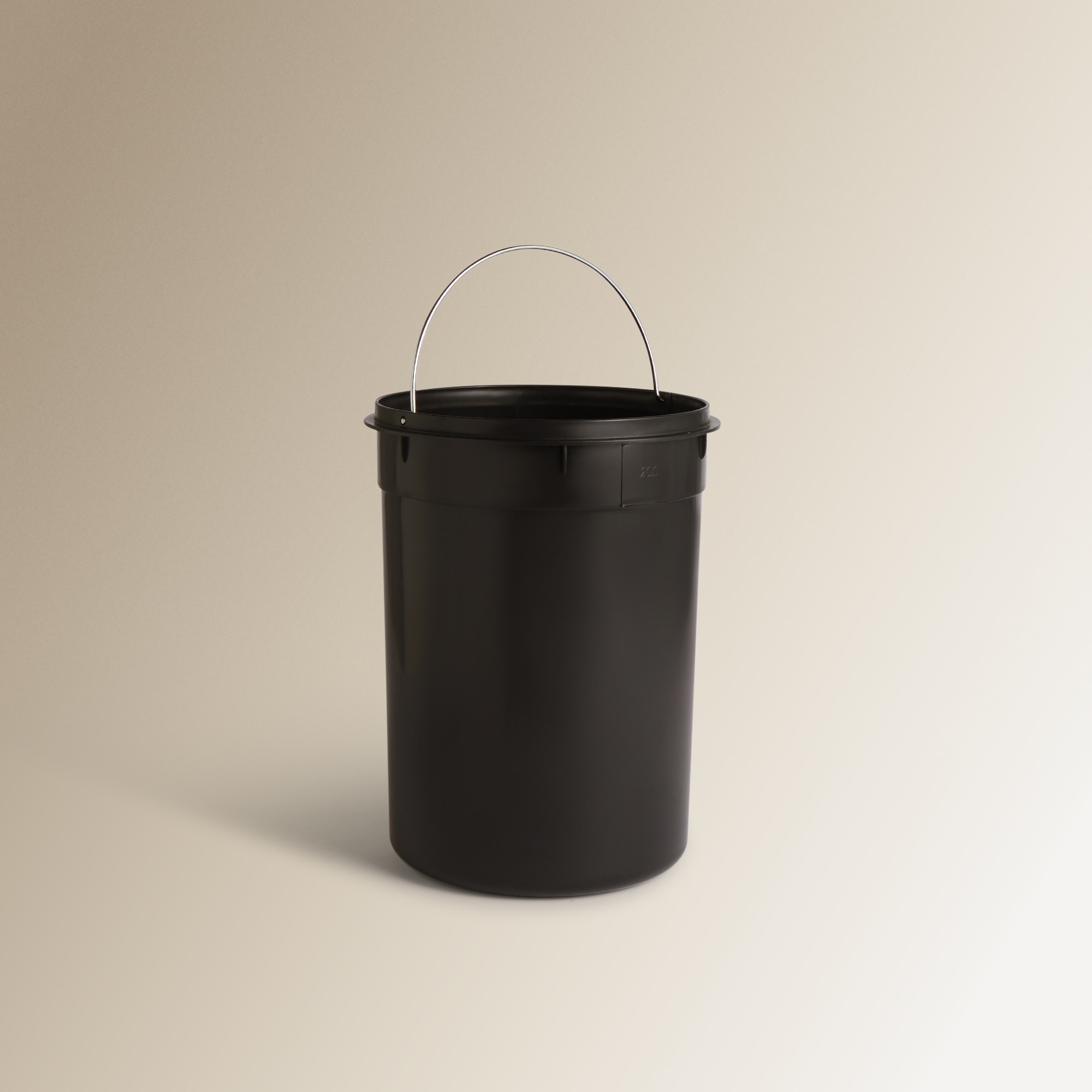 Cubo de basura con pedal Retro - Gris 20 litros Gris-4