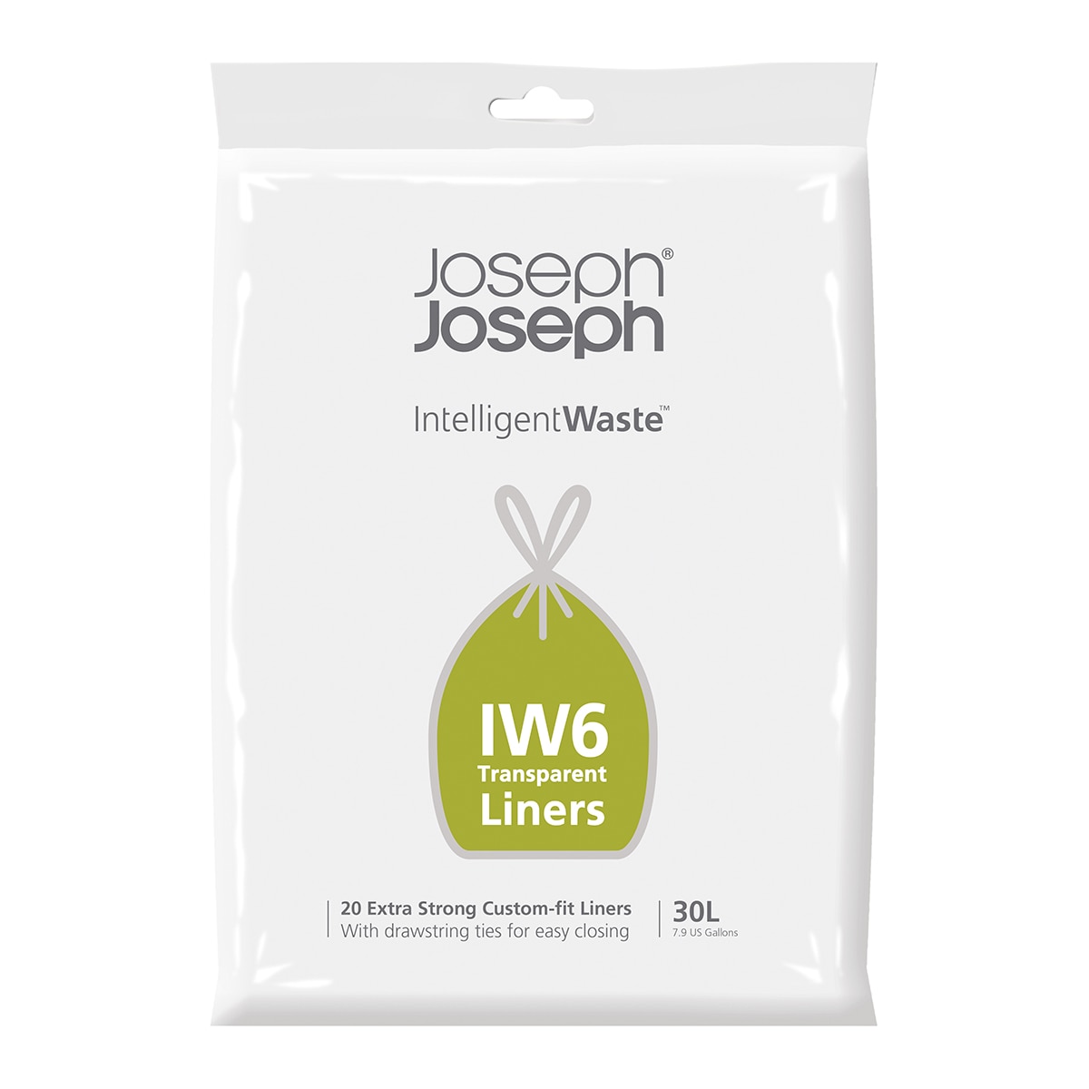 Imagen 1 de 20 Bolsas de basura 30L Joseph Joseph Gris
