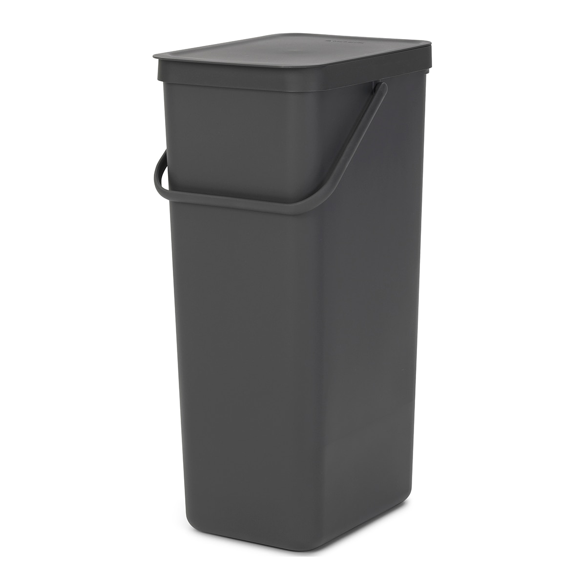 Cubo de basura para reciclar Sort&Go 40L Brabantia - Verde oscuro Gris-2