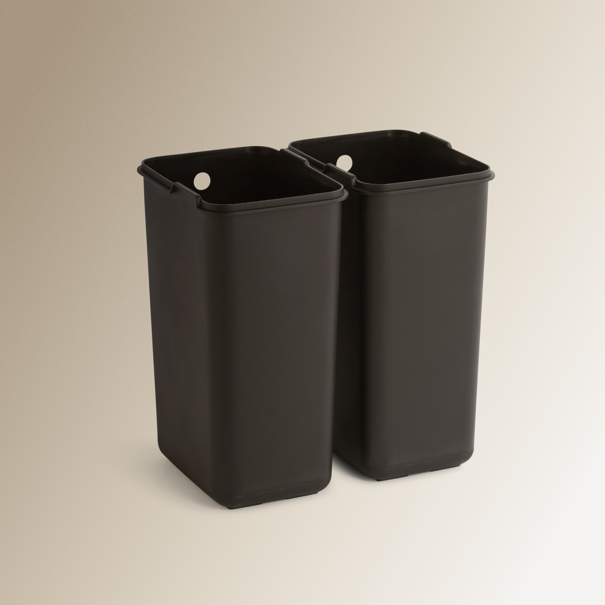 Cubo de basura con pedal 2 x 11,5 L El Corte Inglés Plata-4