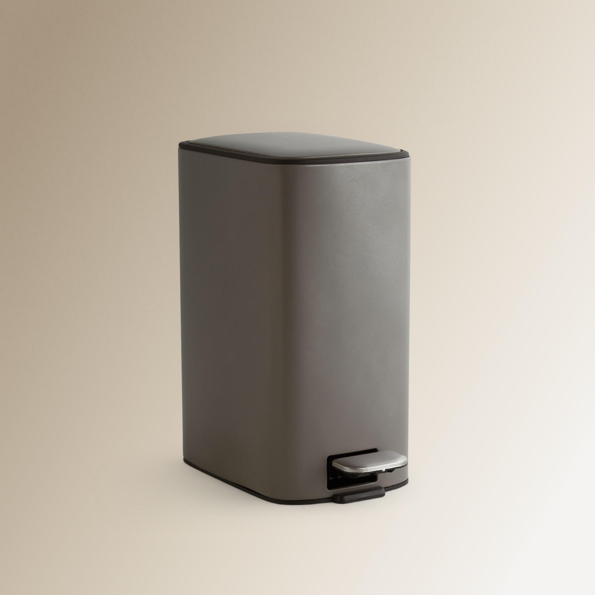 Balde do Lixo com Pedal - 11,5 L Prata-2