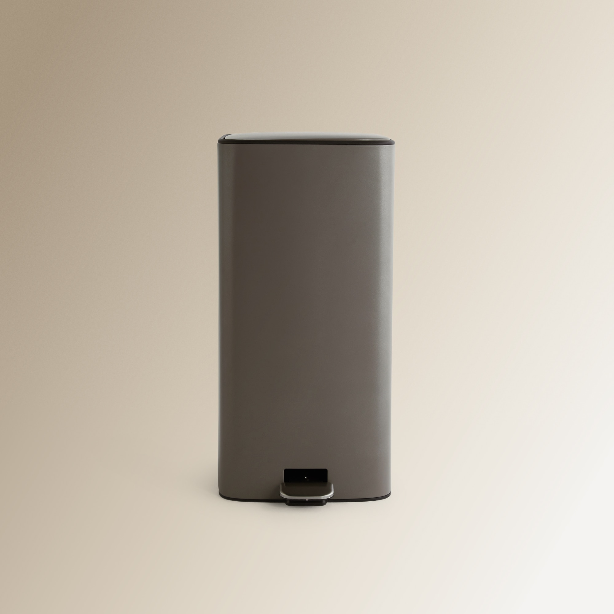 Balde do Lixo com Pedal - 28 L Prata-1