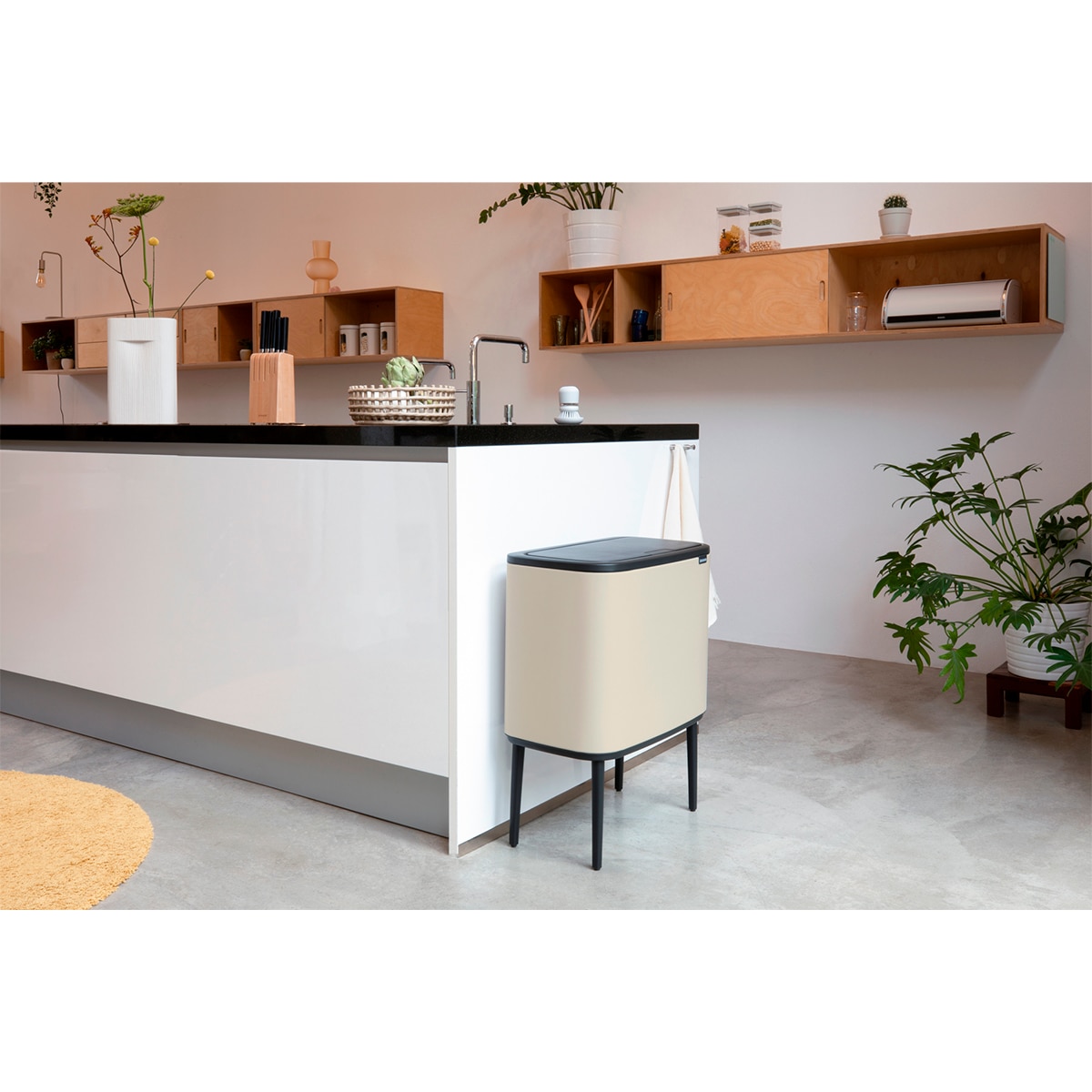 Balde do Lixo BO Touch Bin - 36 L Bege-4
