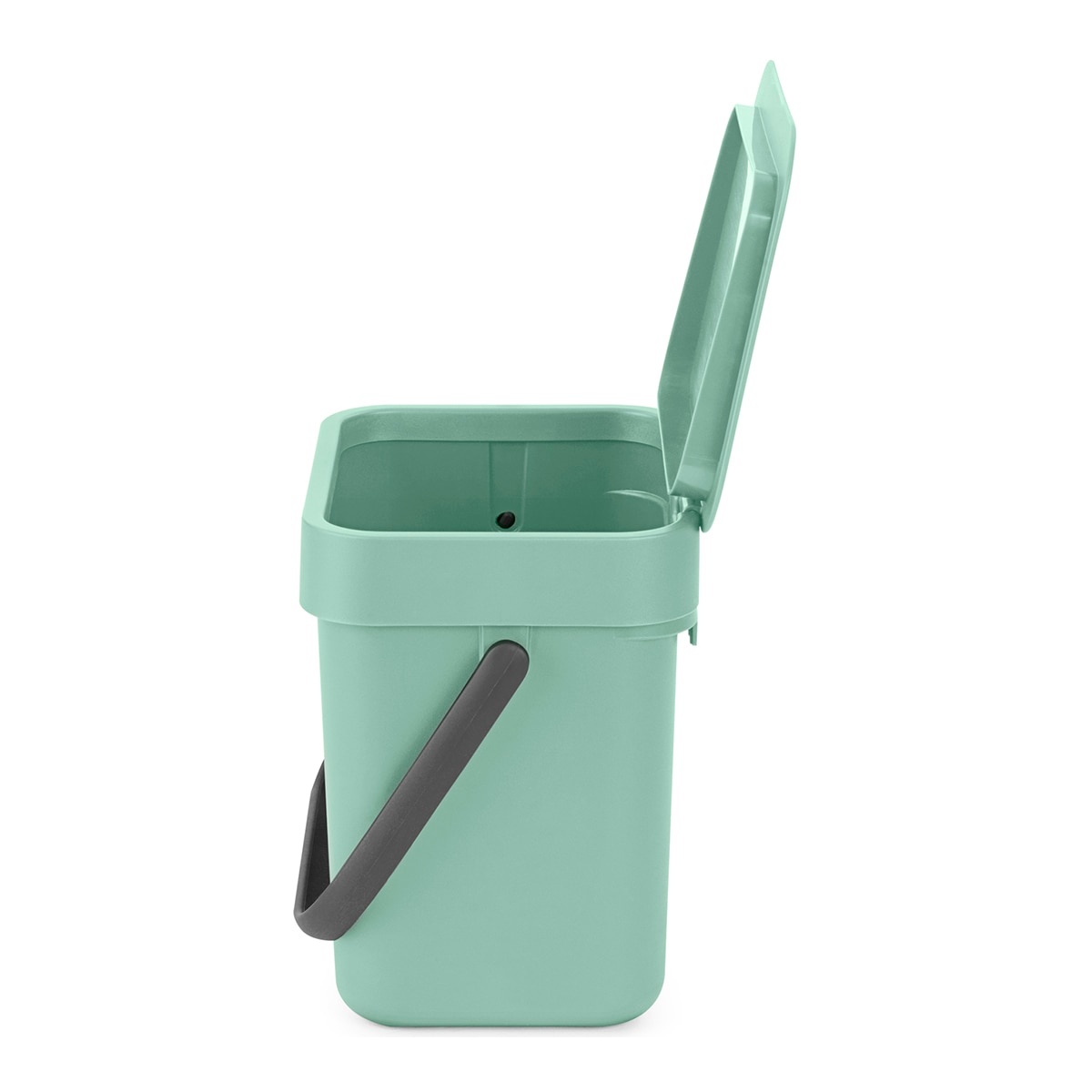 Balde do Lixo para Reciclagem Sort&Go 3 L Verde-claro-2