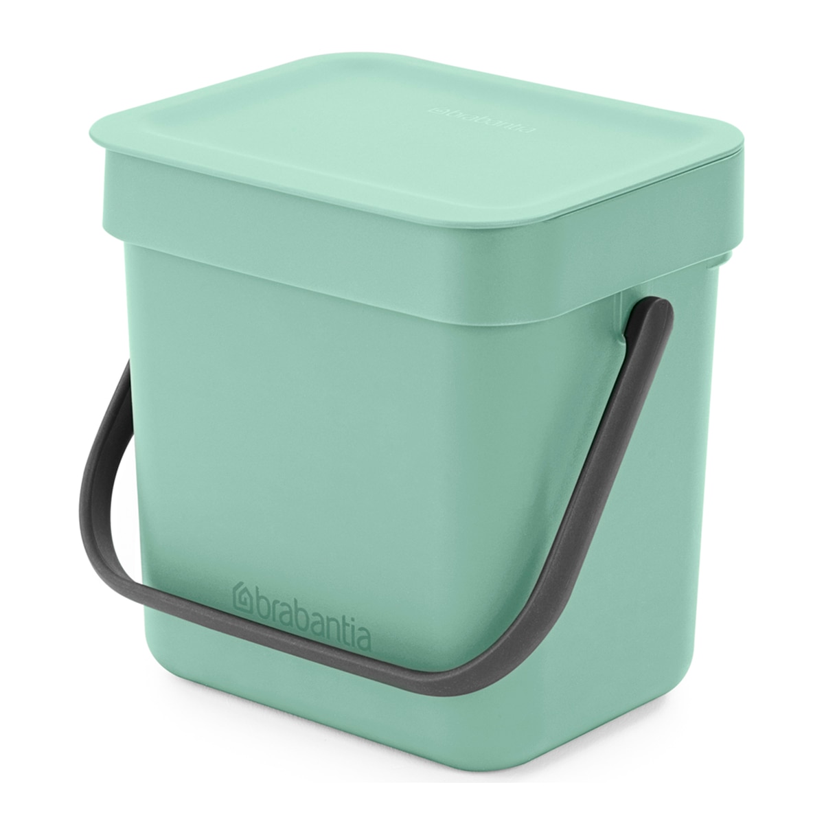 Balde do Lixo para Reciclagem Sort&Go 3 L Verde-claro-3