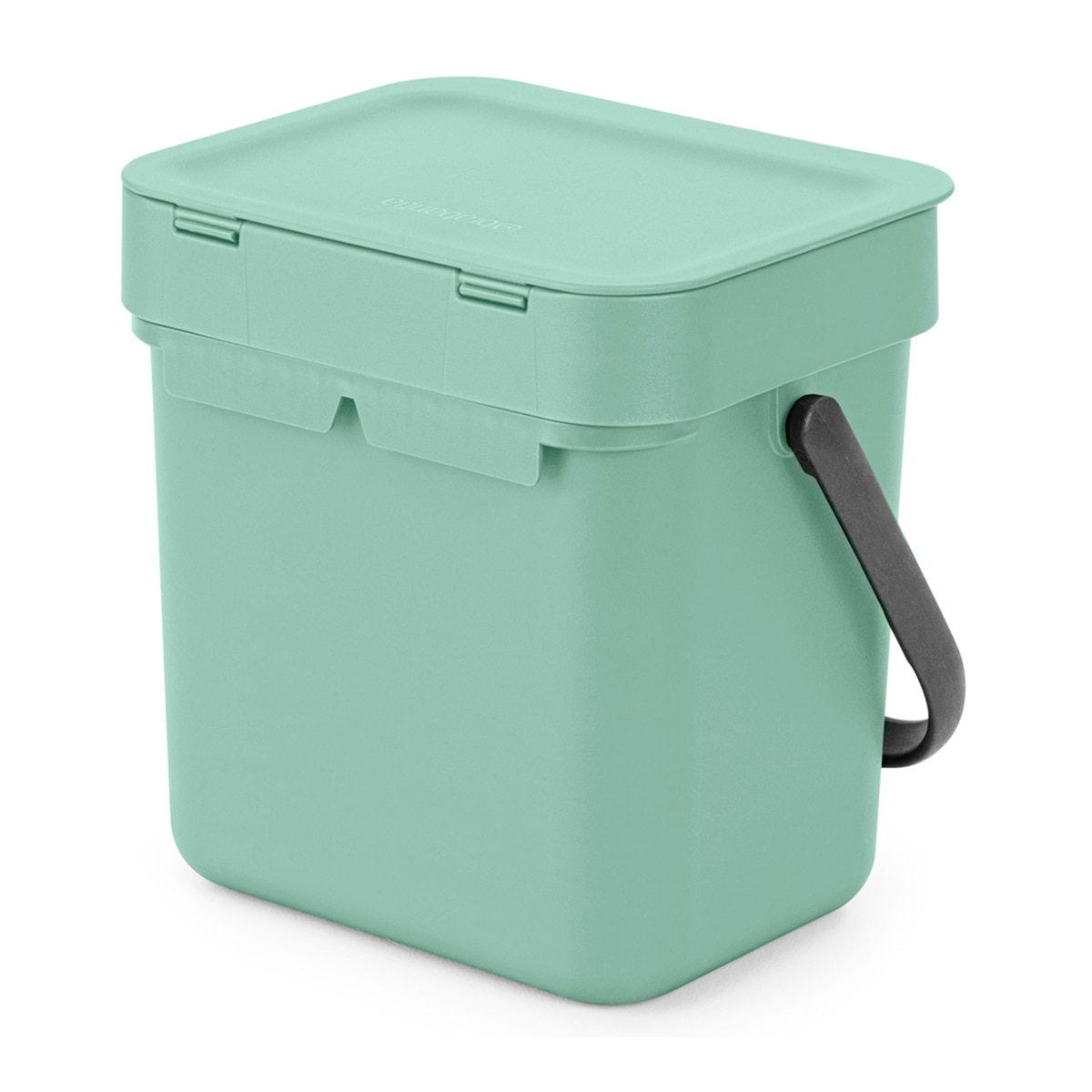 Balde do Lixo para Reciclagem Sort&Go 3 L Verde-claro-4