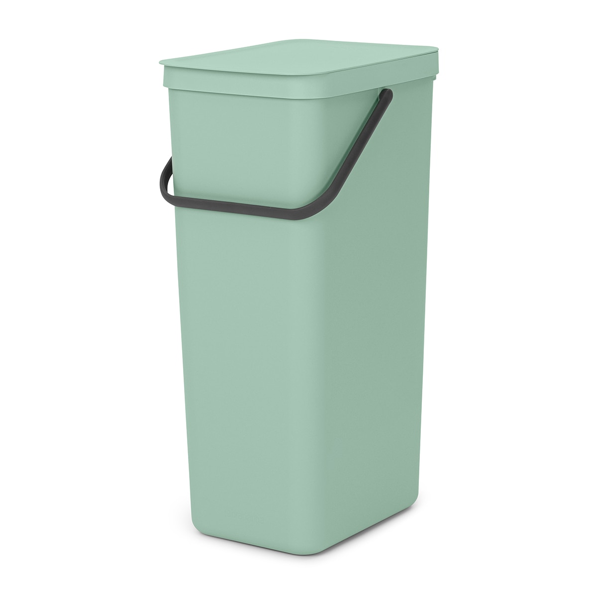 Balde do Lixo para Reciclagem Sort&Go 40 L Verde-claro-1