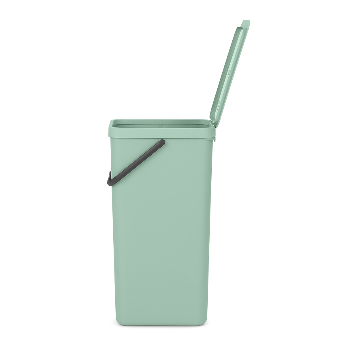Balde do Lixo para Reciclagem Sort&Go 40 L Verde-claro-4