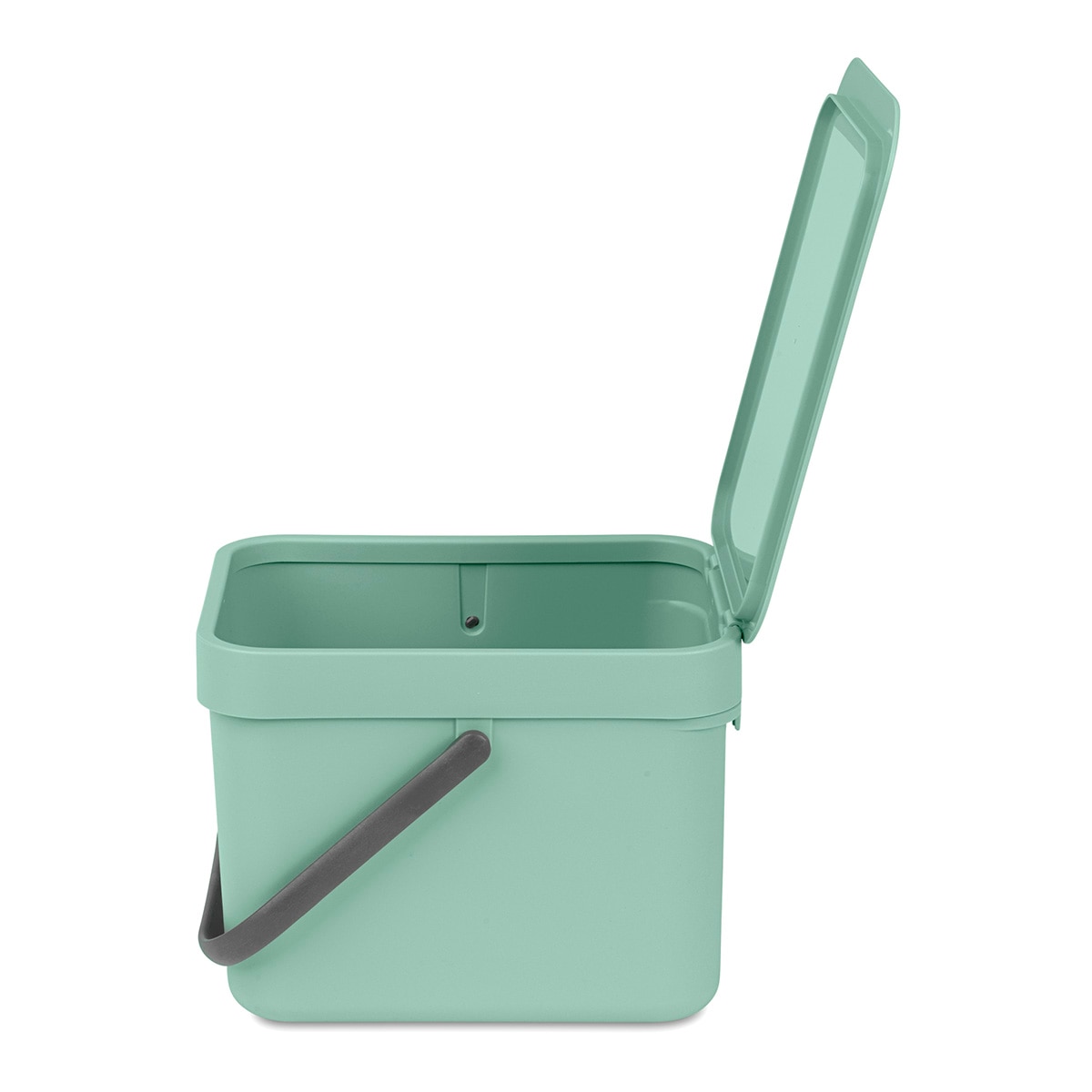 Balde do Lixo para Reciclagem Sort&Go 6 L Verde-claro-3