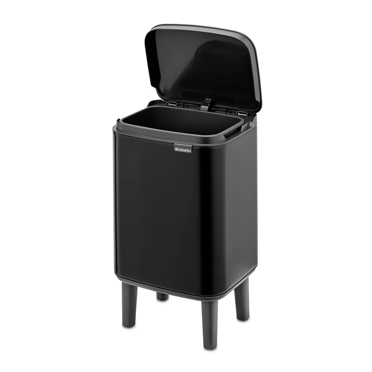 Cubo de baño Bo Hi Brabantia - Negro mate 4 litros Negro mate-3