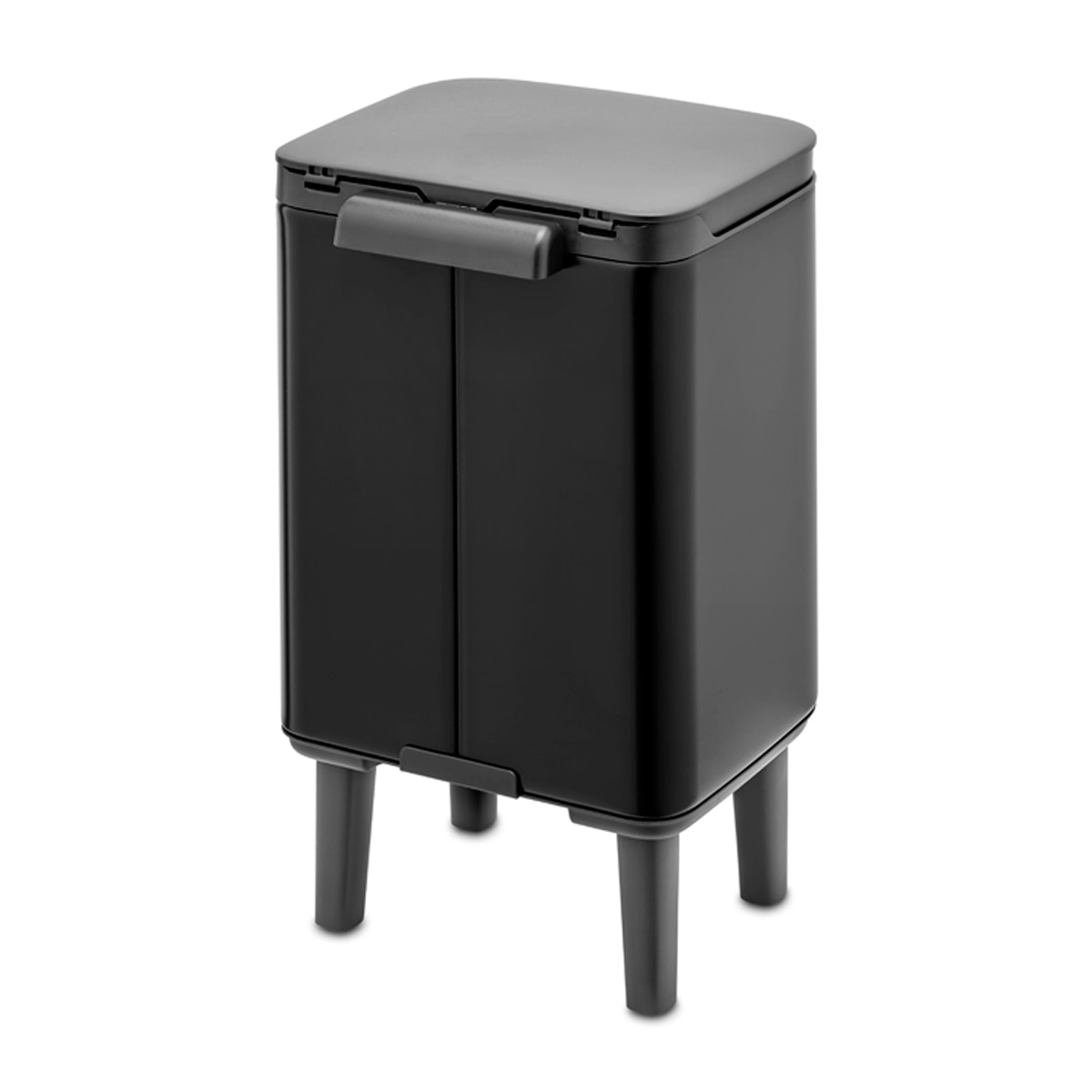 Cubo de baño Bo Hi Brabantia - Negro mate 4 litros Negro mate-4