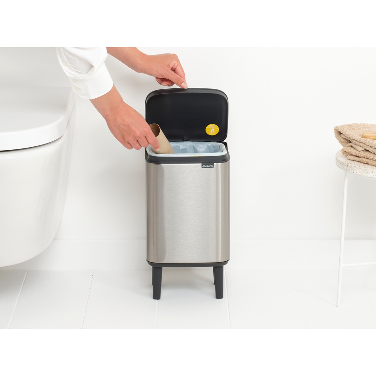 Cubo de baño Bo Hi Brabantia - Acero mate 7 litros Acero mate-6