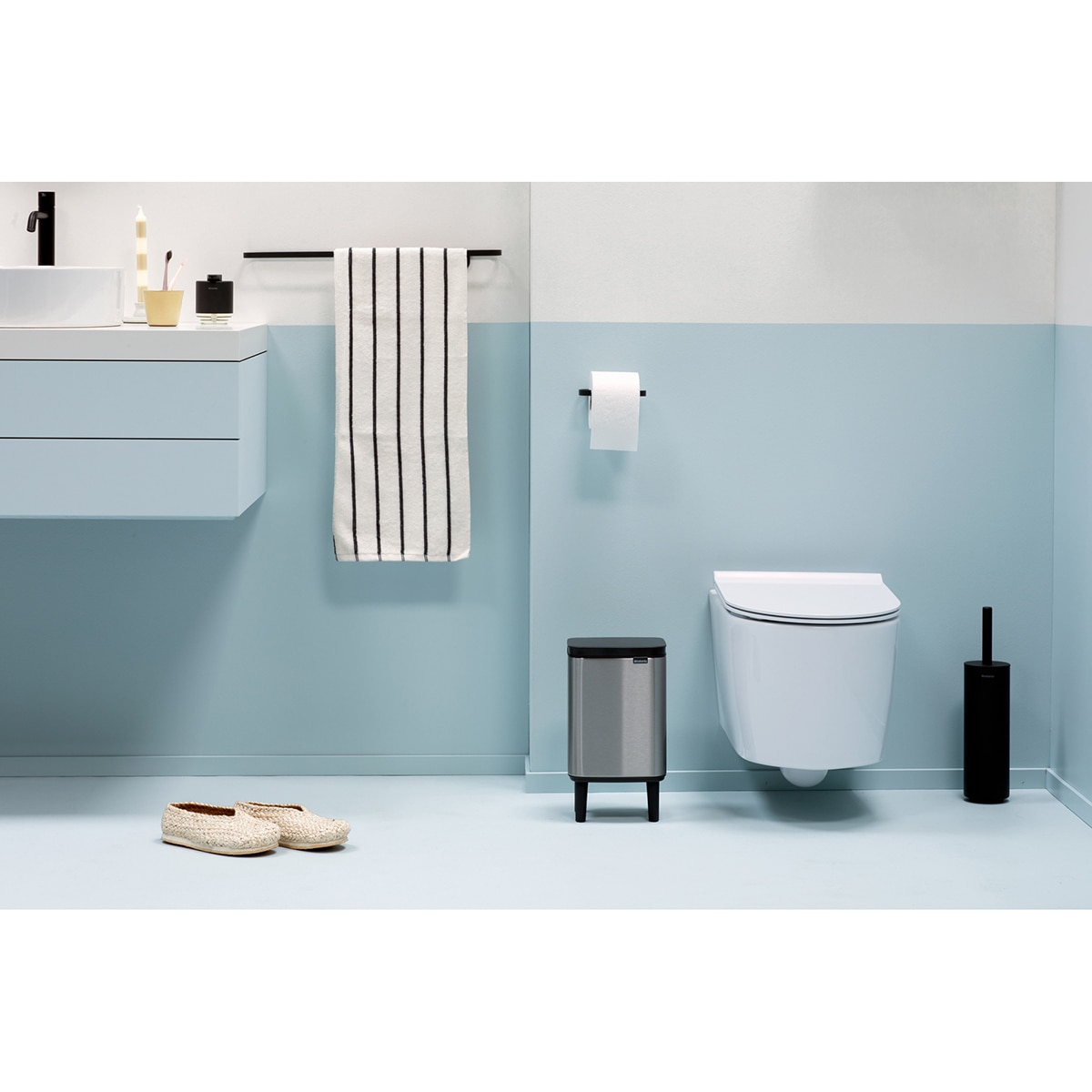 Cubo de baño Bo Hi Brabantia - Acero mate 7 litros Acero mate-11
