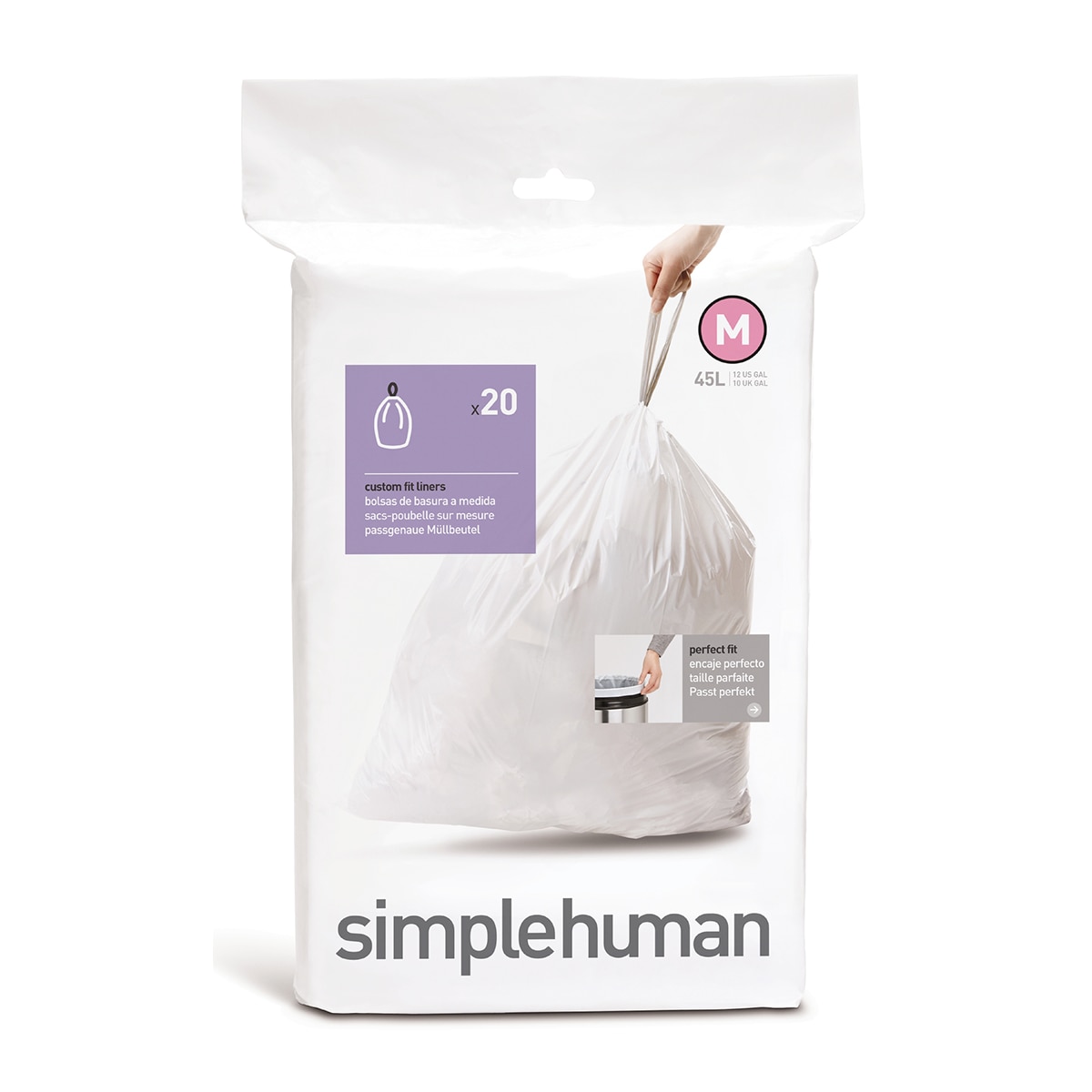 Imagem 0 de 20 Sacos de Lixo M - 45 L