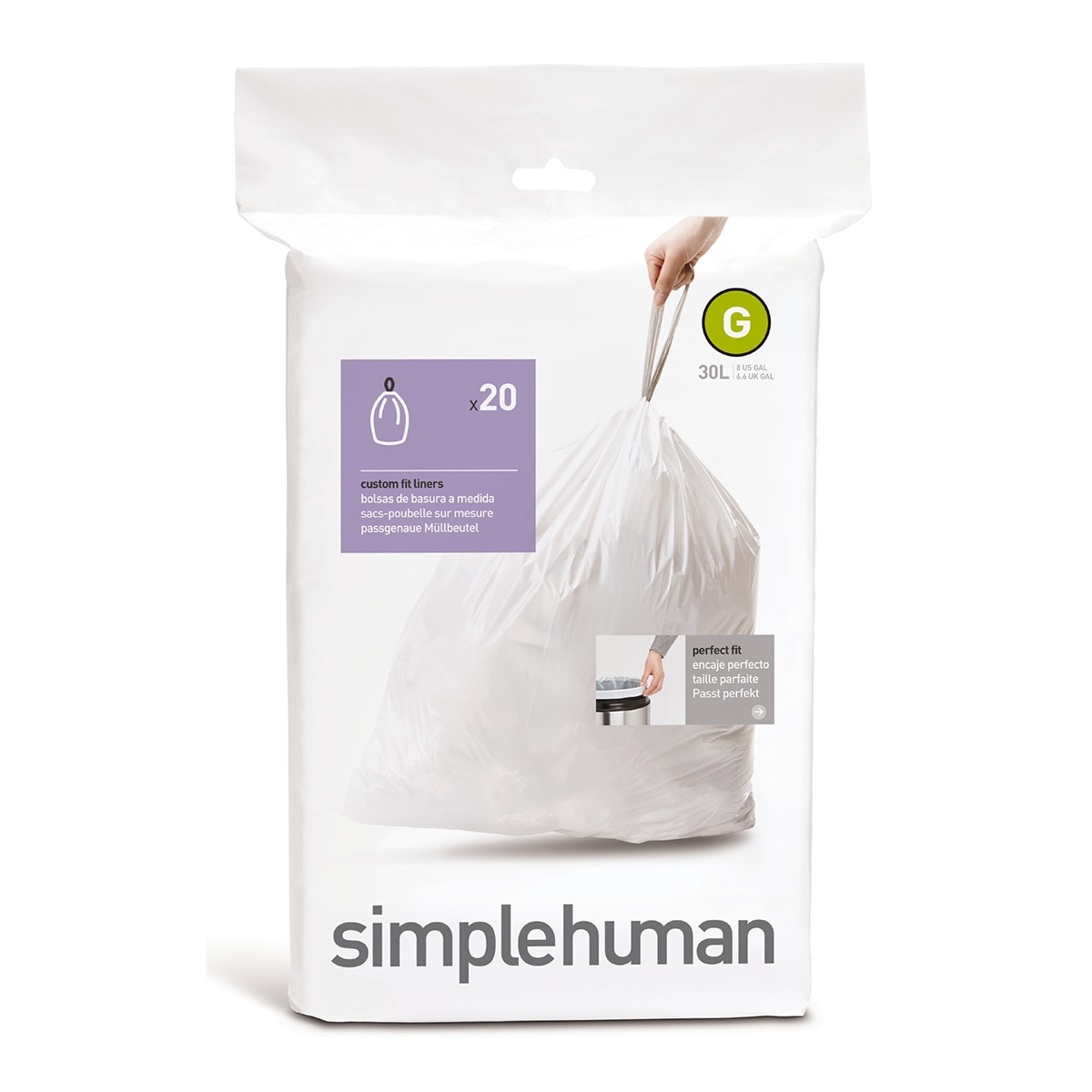 Imagem 0 de 20 Sacos de Lixo G - 30 L