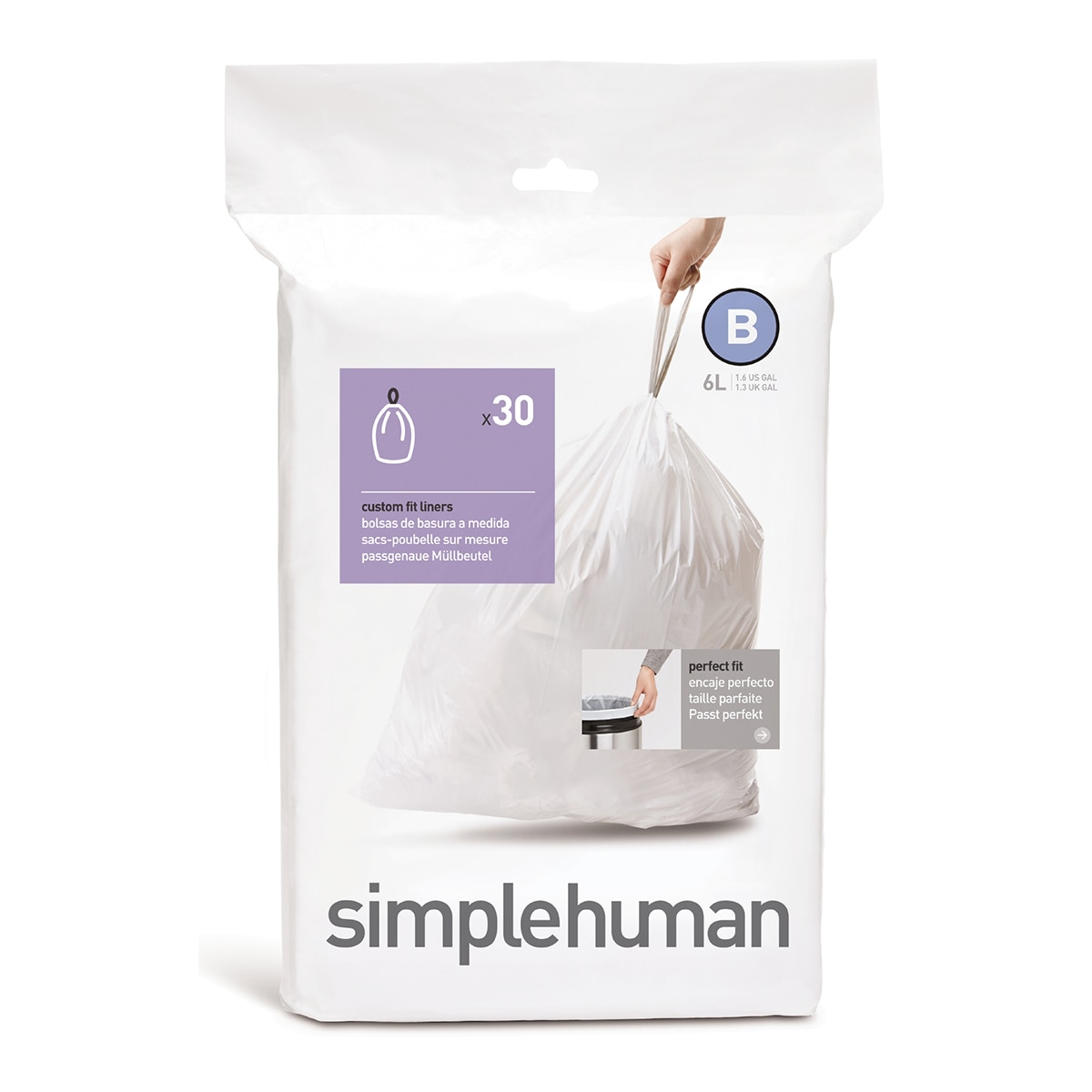Imagem 0 de 30 Sacos de Lixo B - 6 L