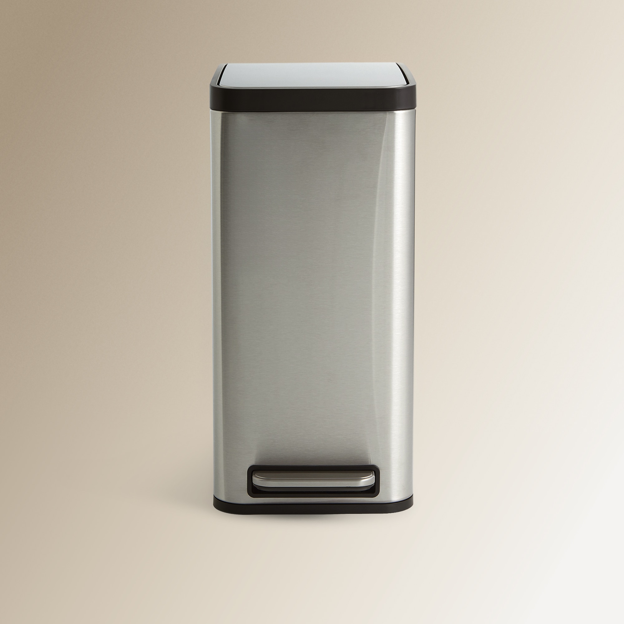 Cubo de basura con pedal 15 L Recicla Inox El Corte Inglés Acero-2