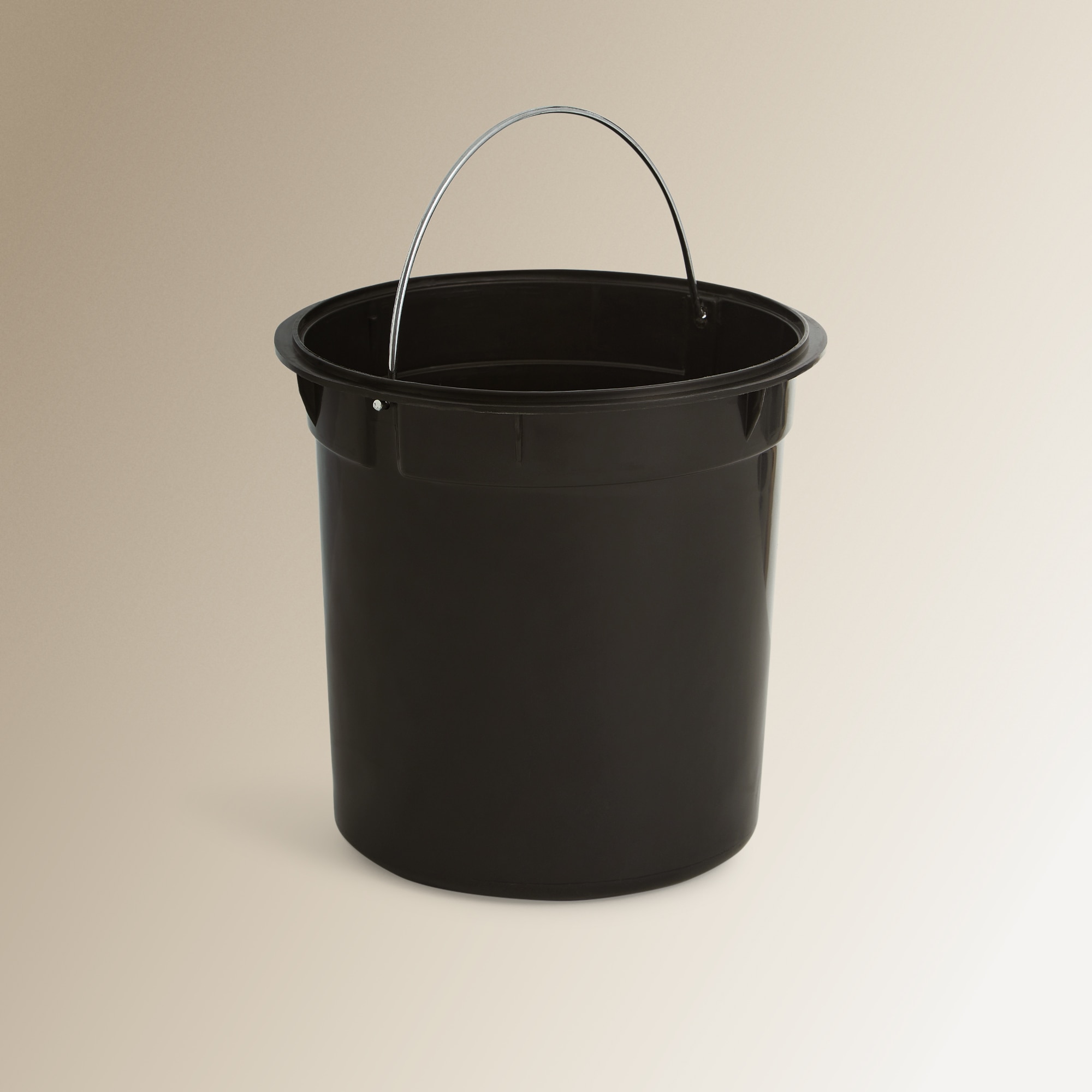 Balde de Casa de Banho com Tampa de Bambu Branco-4