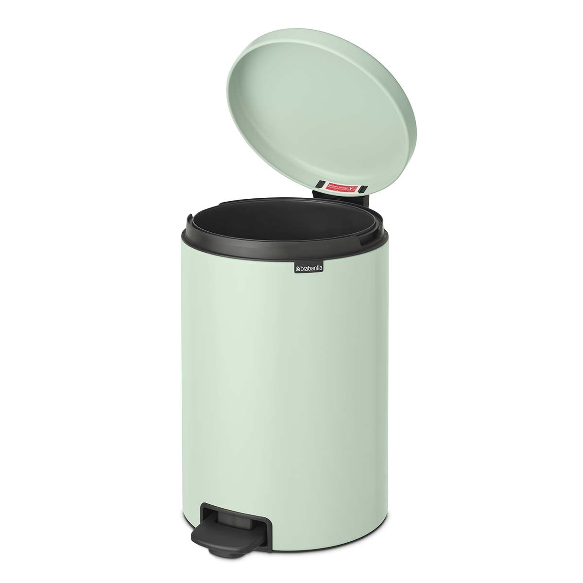 Balde do lixo com pedal Newlcon 20 L Verde Jade-2