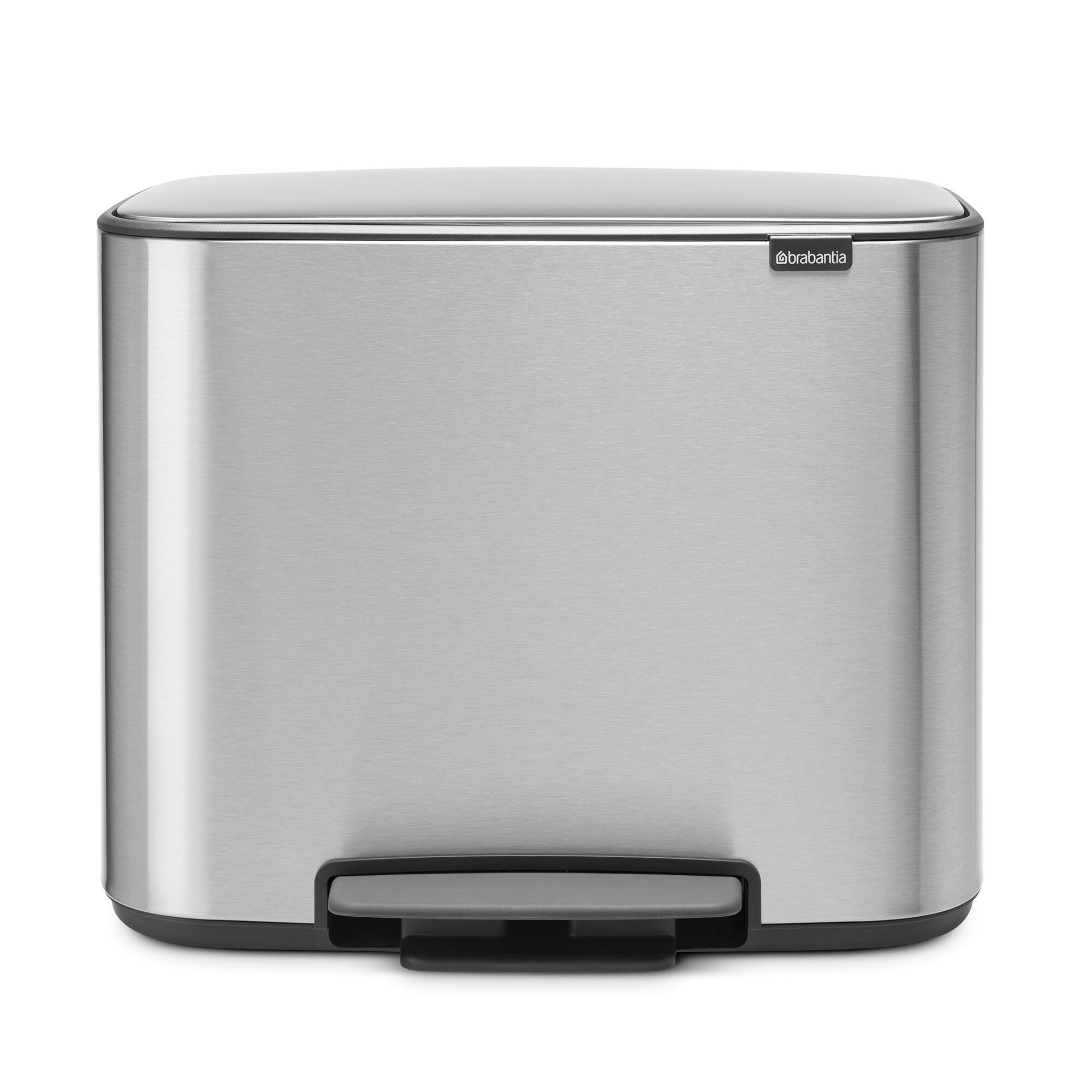 Balde do Lixo com Pedal para Reciclagem BO - 3X11 L Aço-1