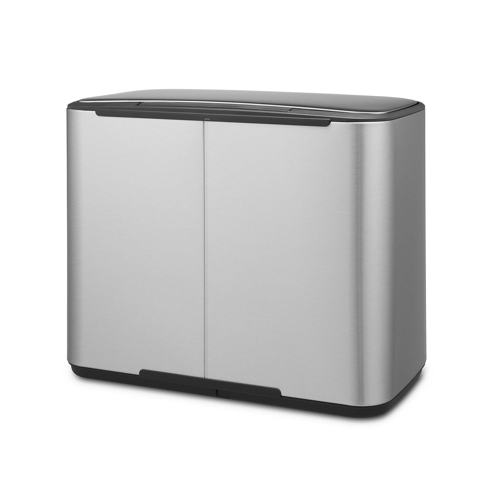 Balde do Lixo com Pedal para Reciclagem BO - 3X11 L Aço-5