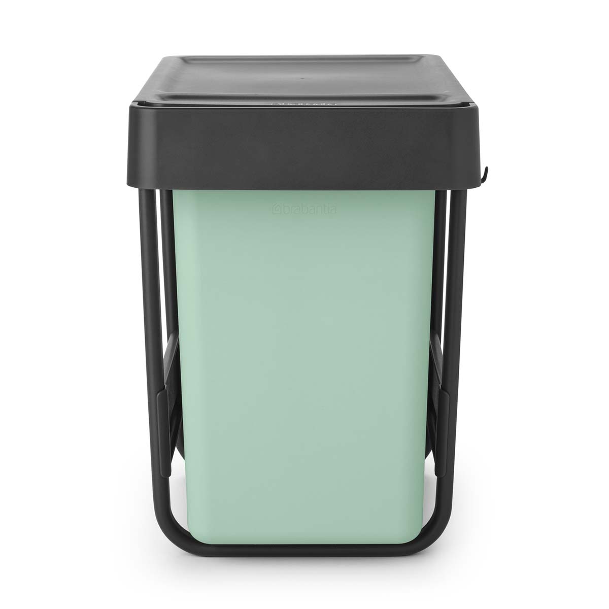 Balde do Lixo Integrado para Reciclagem Sort&Go - 2X15 L Cinzento-escuro-4