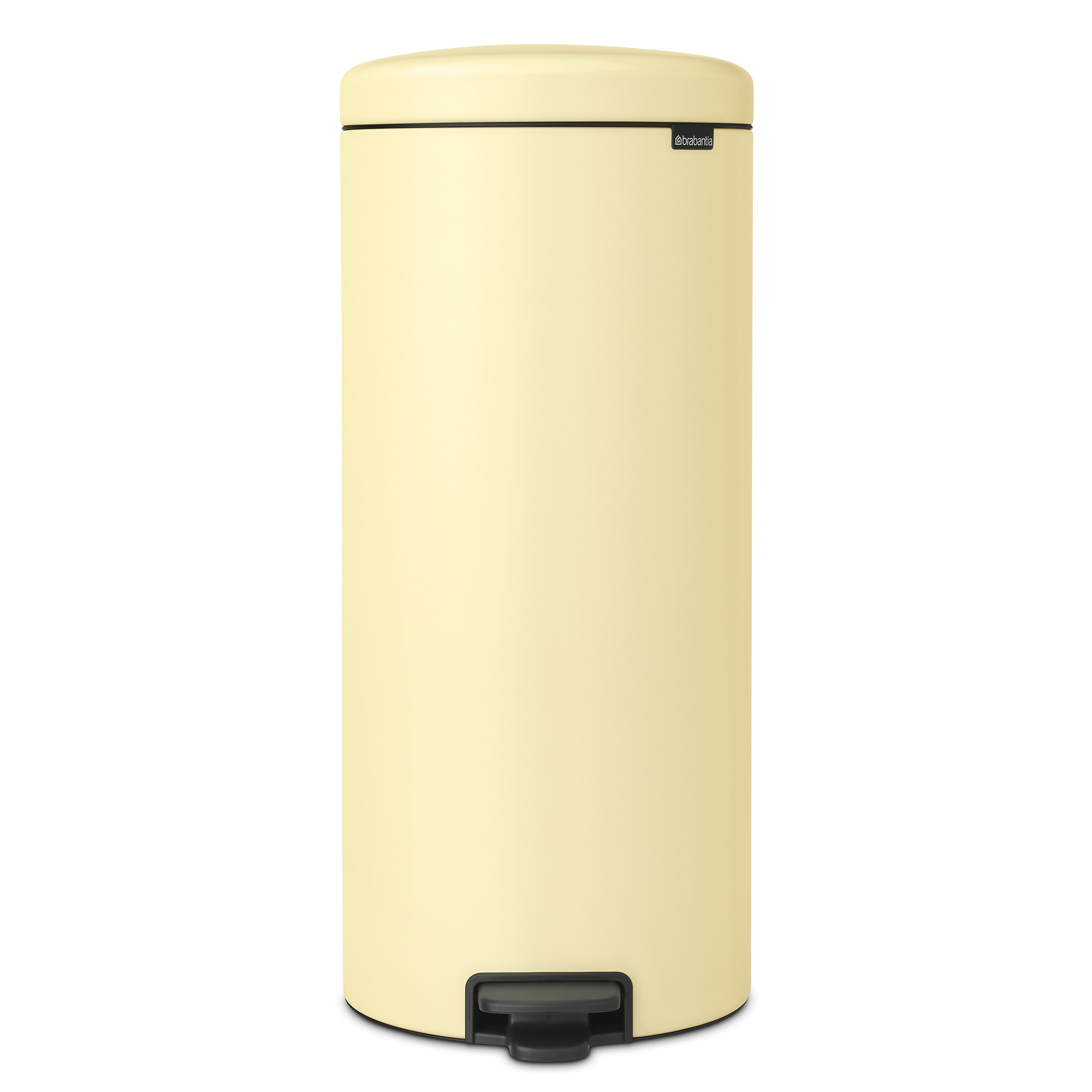 NewIcon Balde com Pedal, 30 L Amarelo-pálido-1