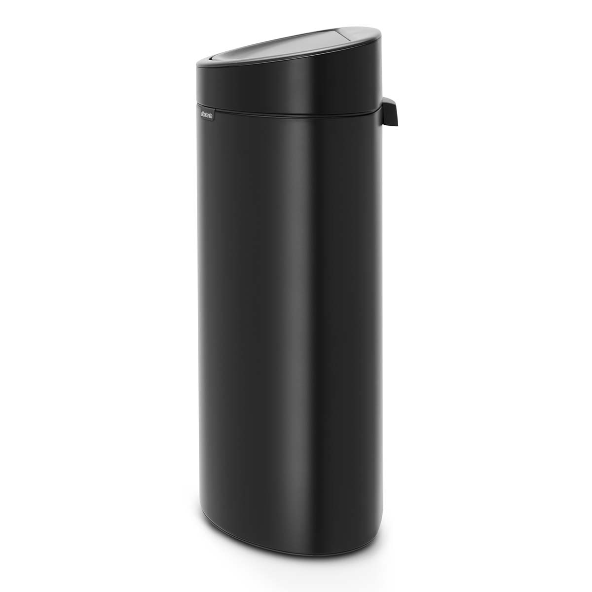 Balde do Lixo para Reciclagem Touch Bin - 23X10 L Preto-2
