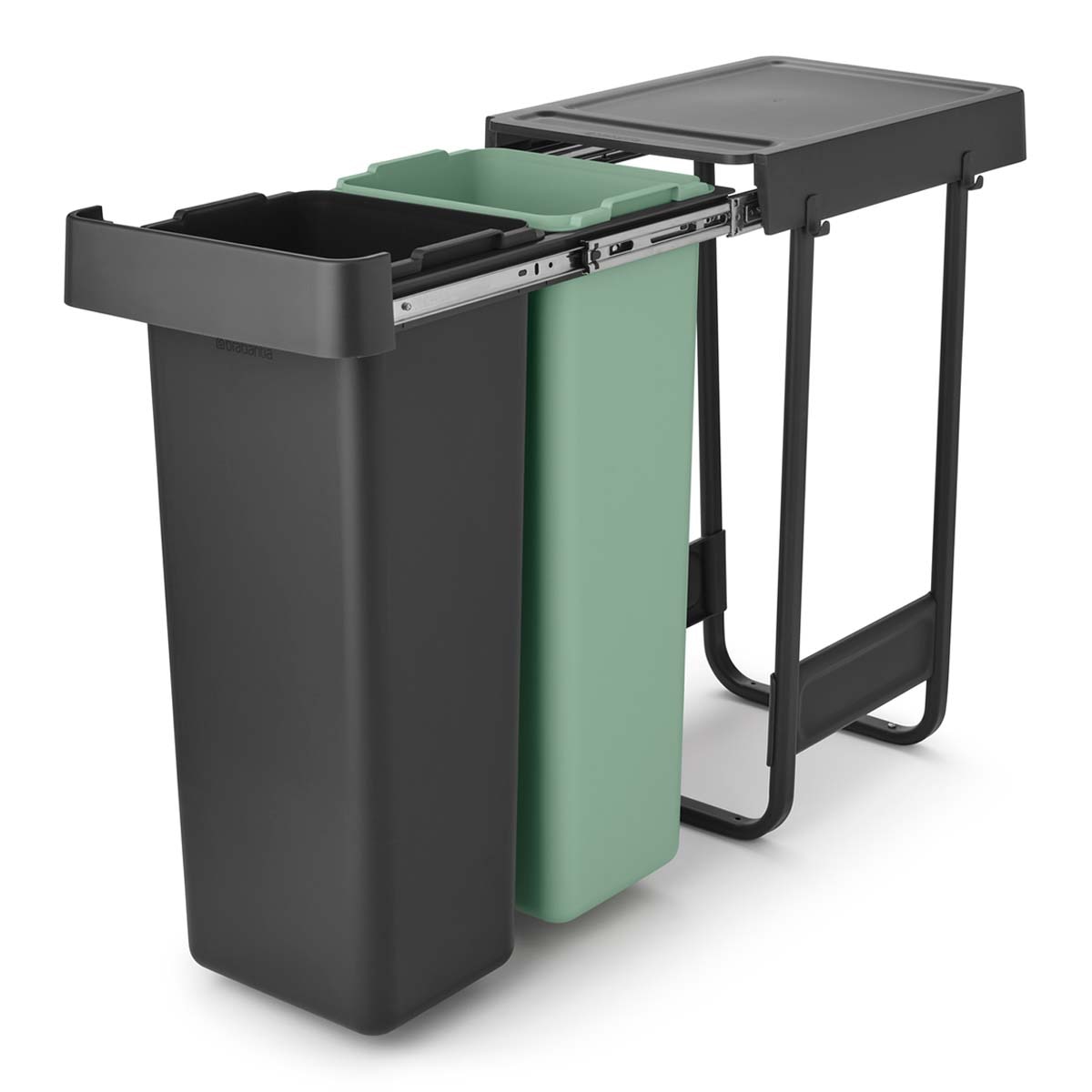 Imagem 0 de Balde do Lixo Integrado para Reciclagem Sort&Go - 2X30 L