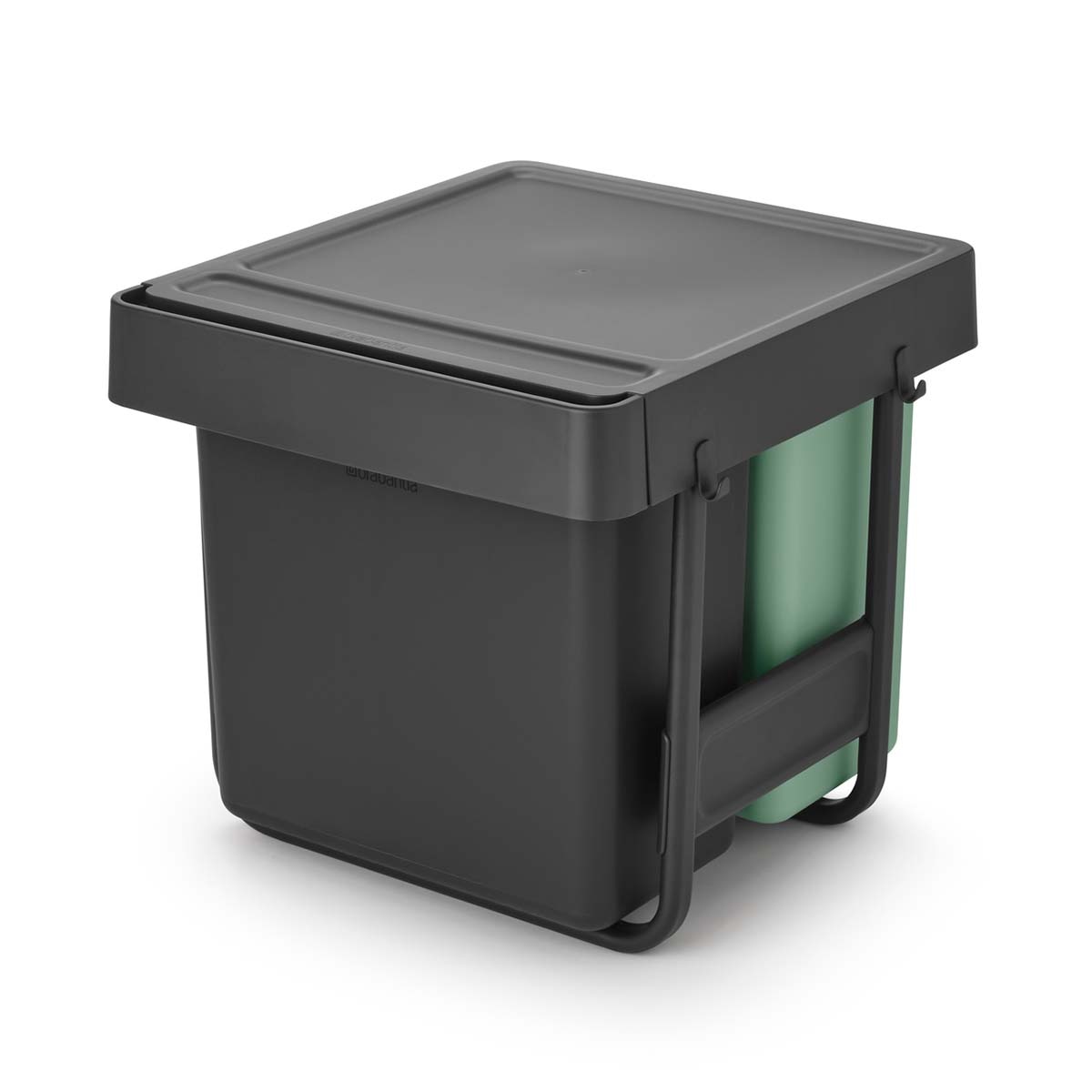 Balde do Lixo Integrado para Reciclagem Sort&Go - 10 + 10 + 20 L Cinzento-escuro-6