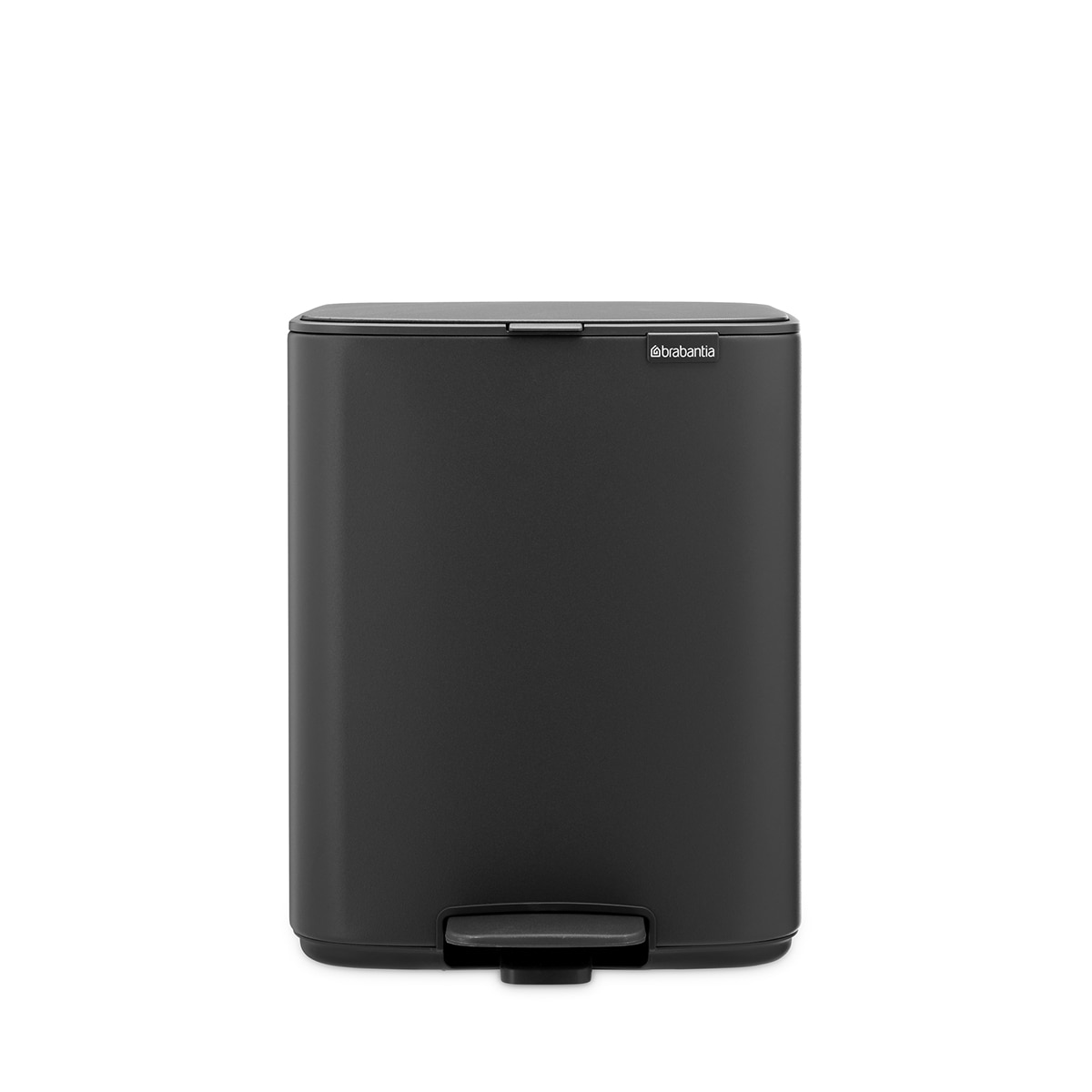 Cubo de basura Bo 12L Brabantia - Gris Gris-1