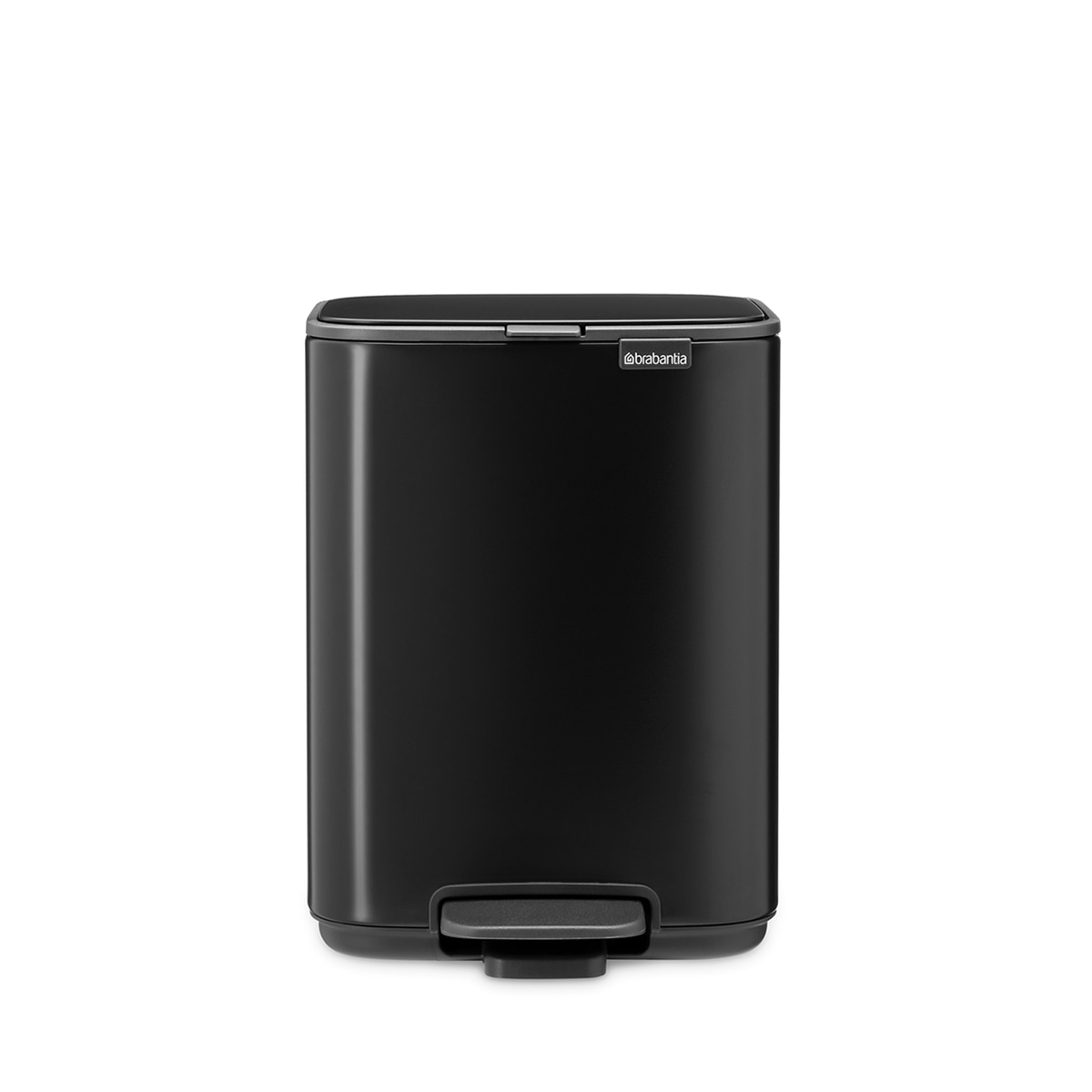 Cubo de baño bo 4L Brabantia - Negro Negro-1