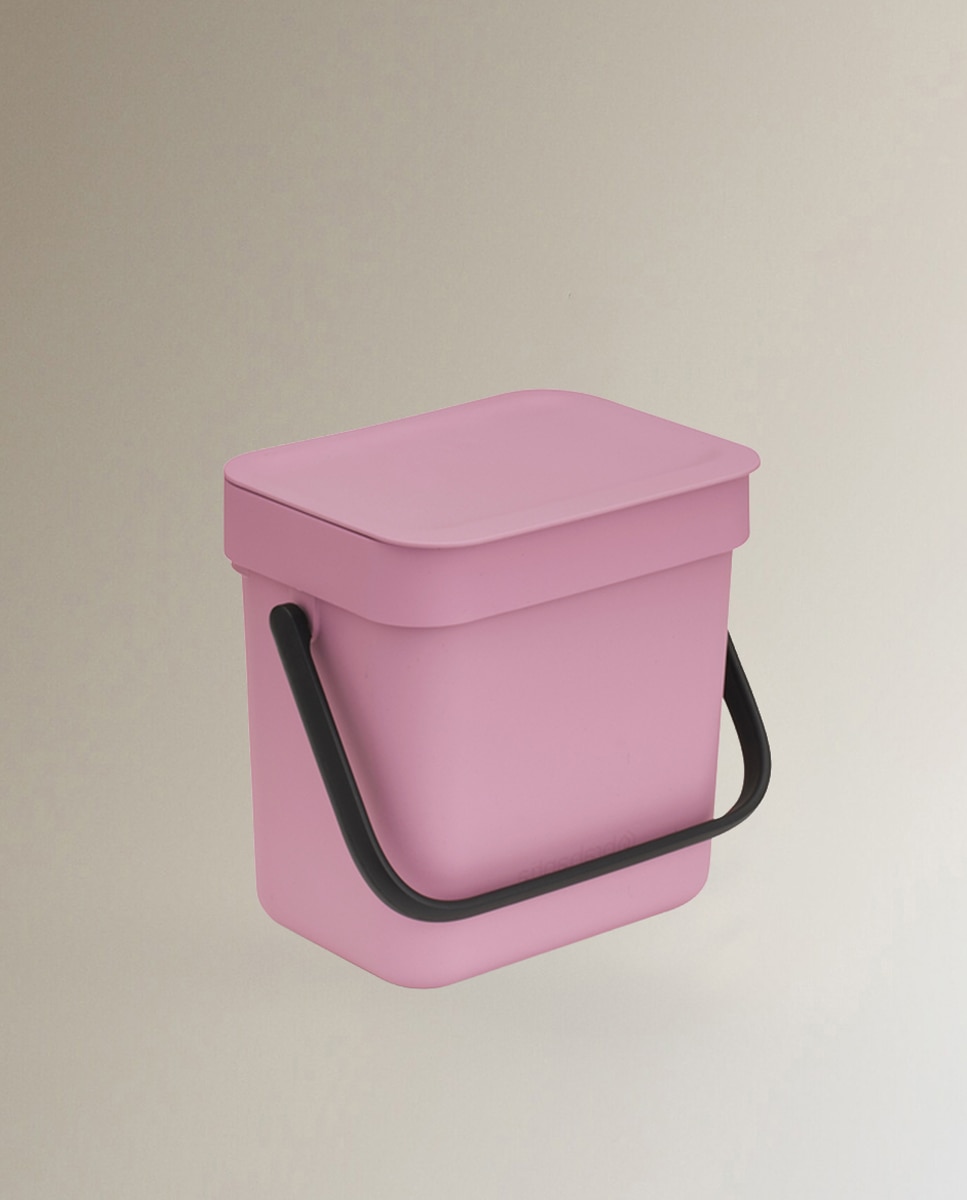 Cubo de basura para reciclar Sort&Go 3L Brabantia - Rosa 3 litros Rosa-1