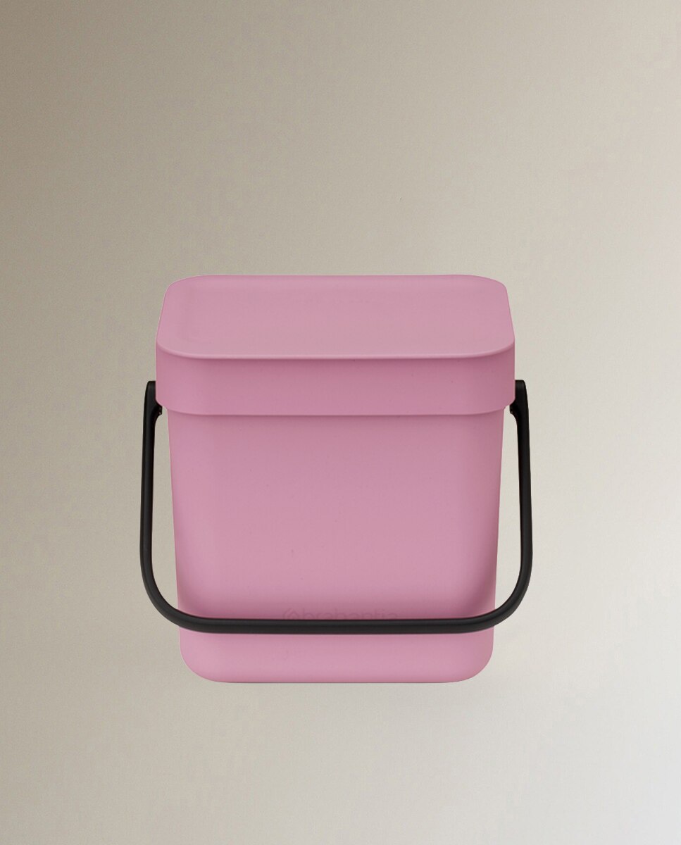 Cubo de basura para reciclar Sort&Go 3L Brabantia - Rosa 3 litros Rosa-3