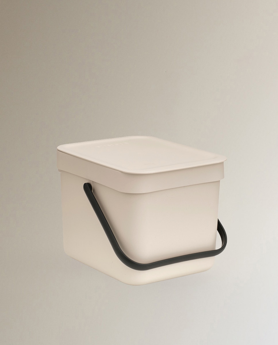 Cubo de basura para reciclar Sort&Go 6L Brabantia - Crudo 6 litros Crudo-1
