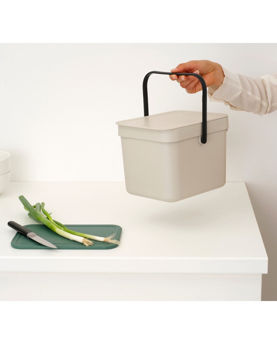 Cubo de basura para reciclar Sort&Go 6L Brabantia - Crudo 6 litros Crudo-7