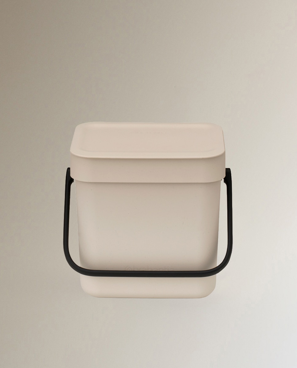 Cubo de basura para reciclar Sort&Go 3L Brabantia - Crudo 3 litros Crudo-3