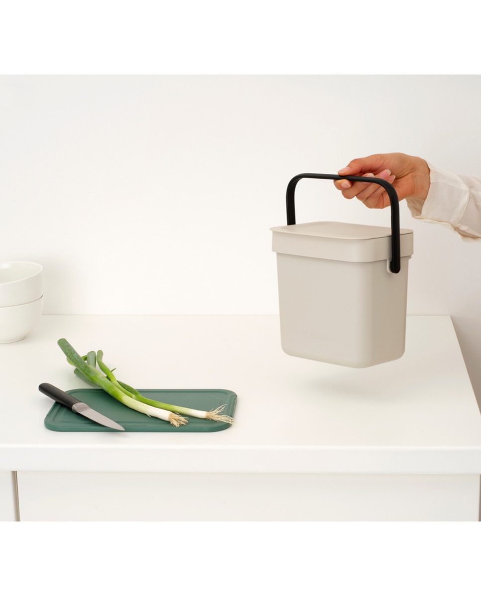 Cubo de basura para reciclar Sort&Go 3L Brabantia - Crudo 3 litros Crudo-7