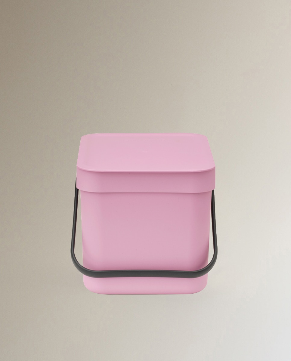 Cubo de basura para reciclar Sort&Go 6L Brabantia - Rosa 6 litros Rosa-3