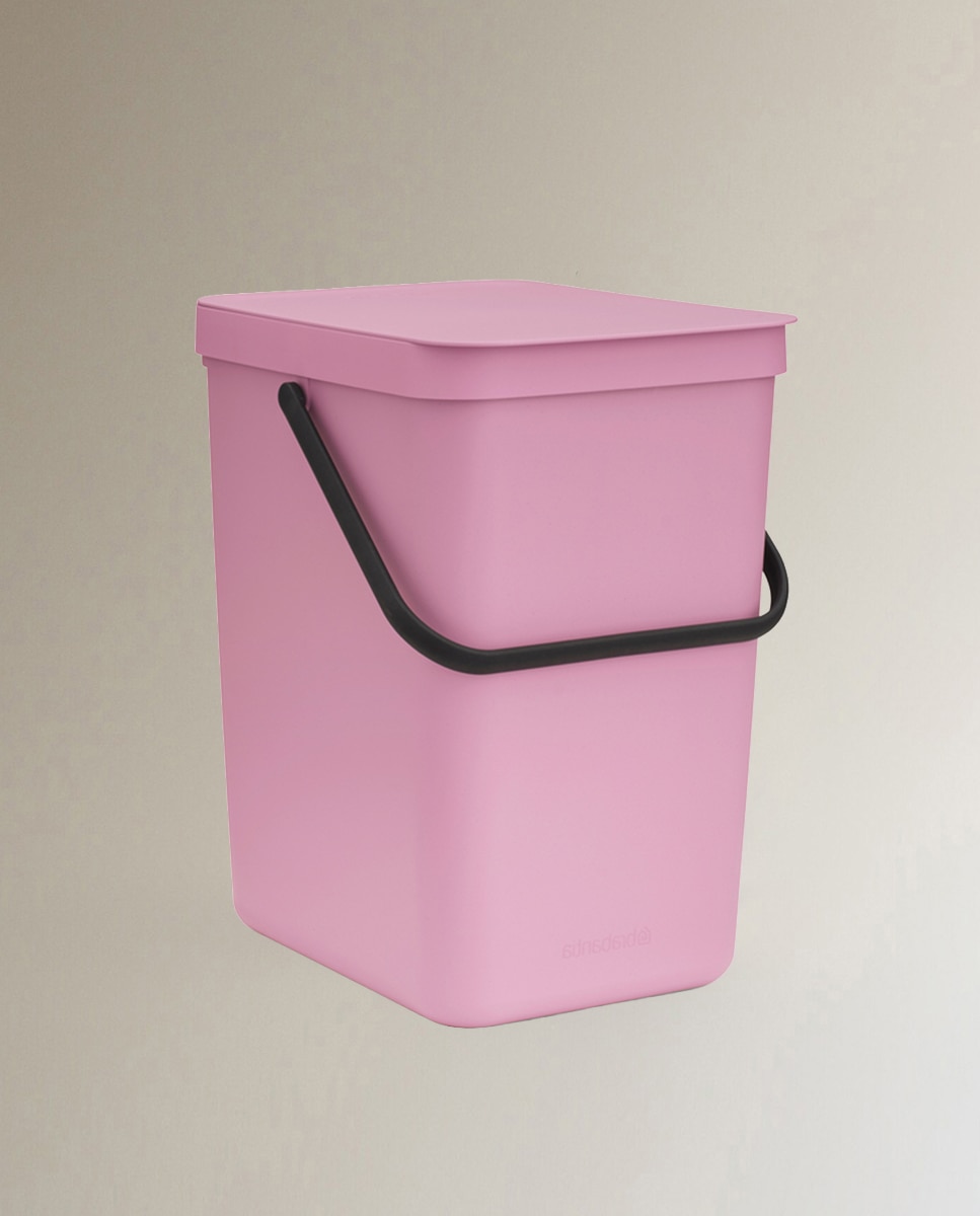 Cubo de basura para reciclar Sort&Go 25L Brabantia - Rosa 25 litros Rosa-1