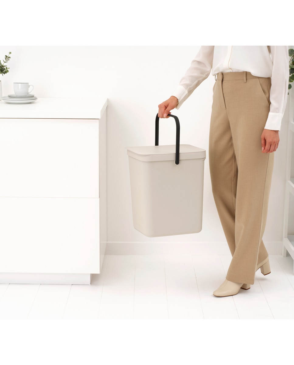 Cubo de basura para reciclar Sort&Go 25L Brabantia - Crudo 25 litros Crudo-5