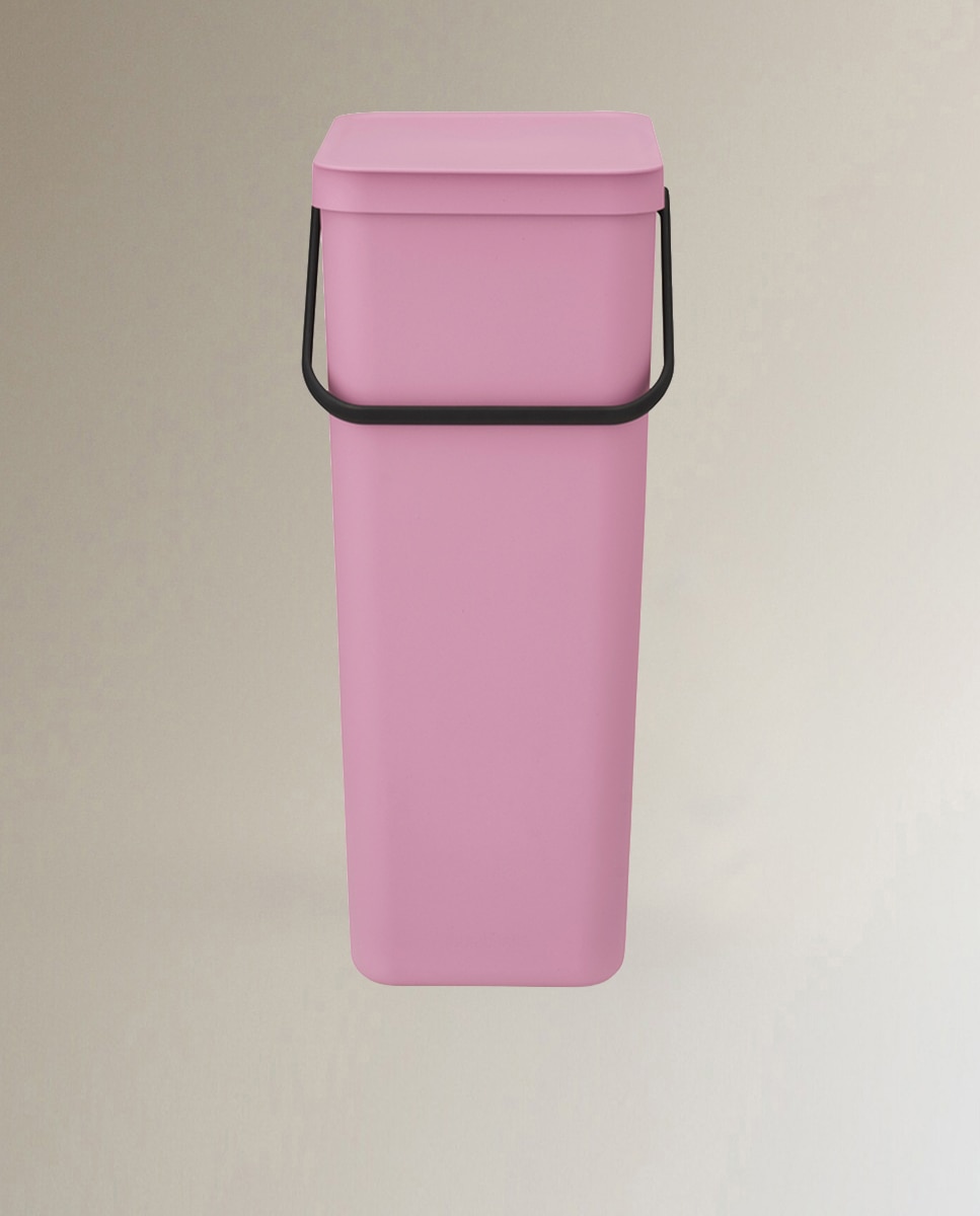 Imagen 3 de Cubo de basura para reciclar Sort&Go 40L Brabantia - Rosa Rosa
