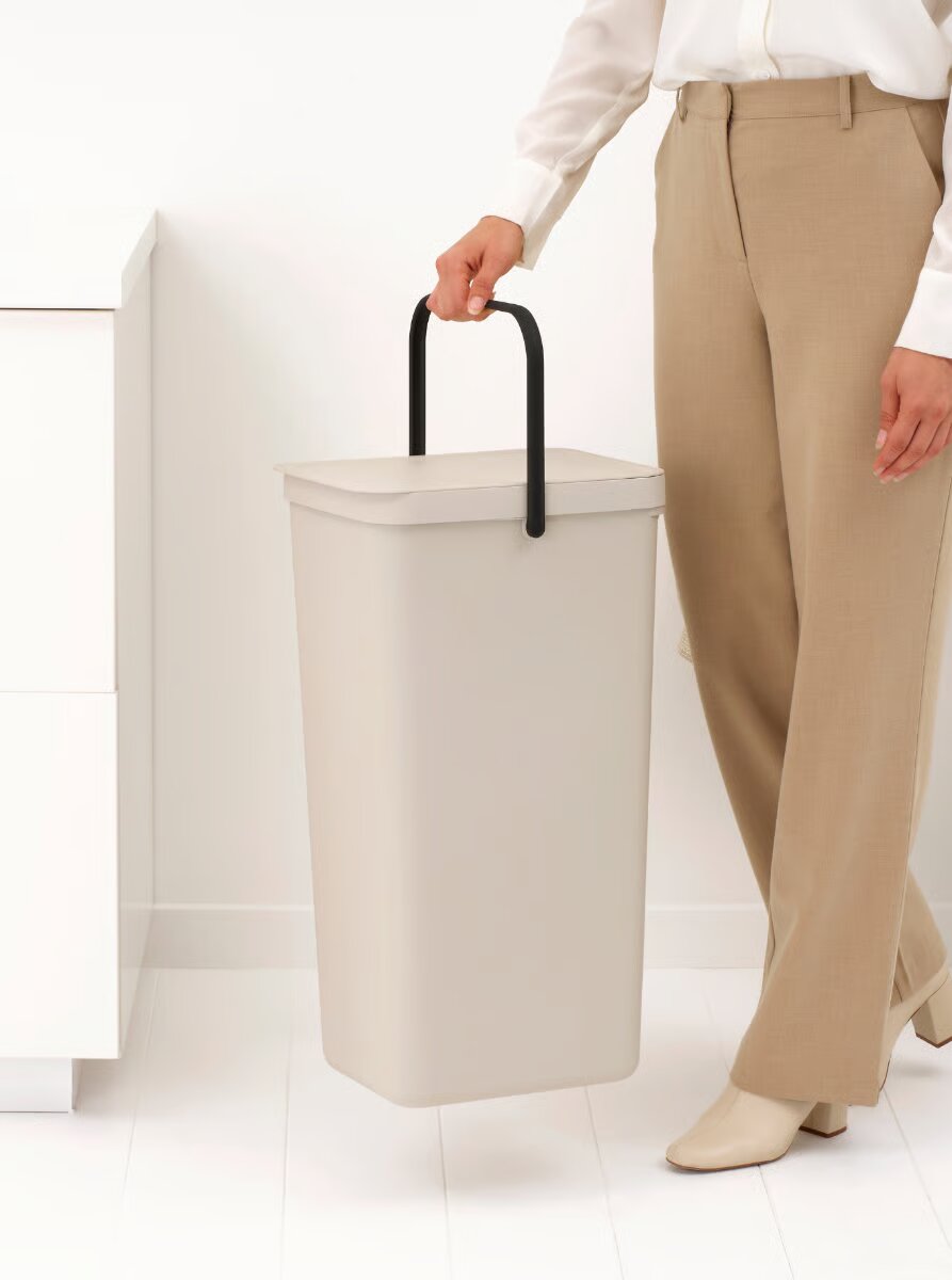 Cubo de basura para reciclar Sort&Go 40L Brabantia - Crudo Crudo-2