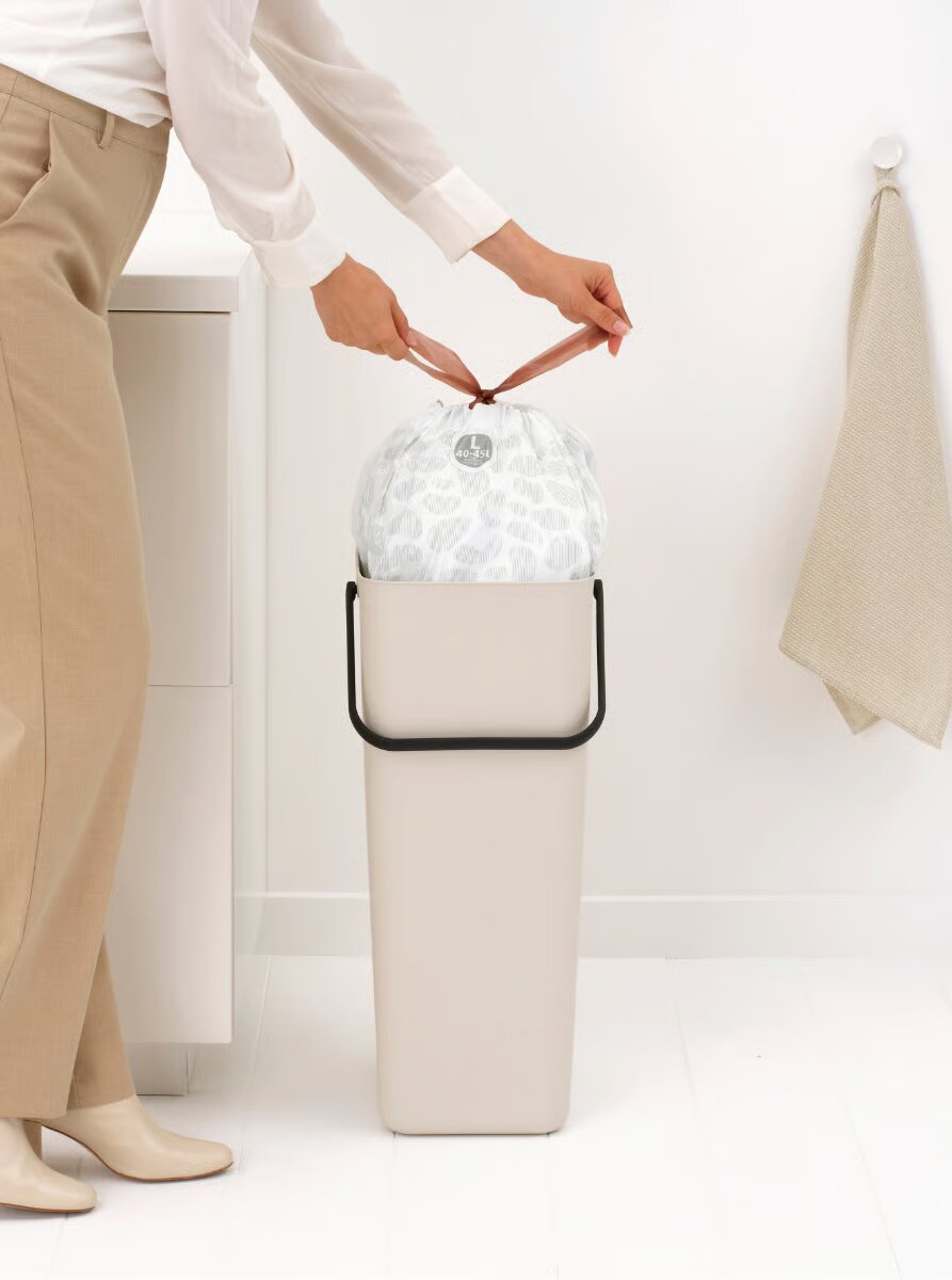 Cubo de basura para reciclar Sort&Go 40L Brabantia - Crudo Crudo-3