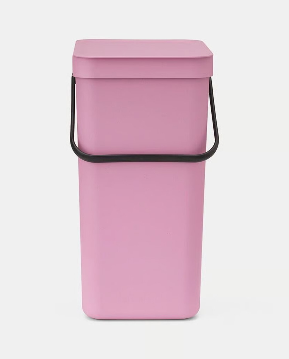 Cubo de basura para reciclar Sort&Go 16L Brabantia - Rosa Rosa-1