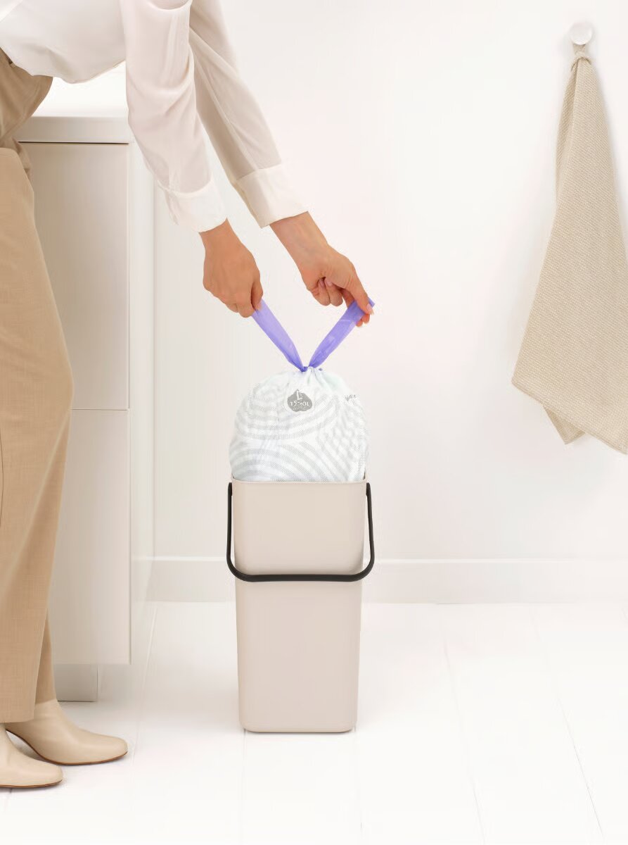 Imagen 3 de Cubo de basura para reciclar Sort&Go 16L Brabantia - Crudo Crudo