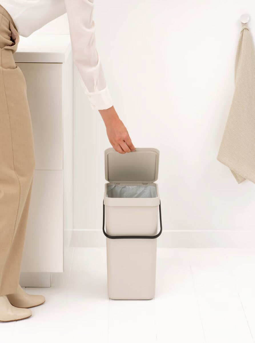 Imagen 4 de Cubo de basura para reciclar Sort&Go 16L Brabantia - Crudo Crudo